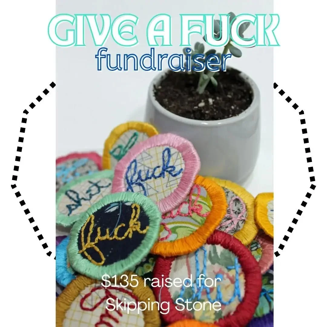 Folks, you gave a f***!

Thanks to everyone who shared, bought or told friends about this fundraiser; $135 was sent to @skippingstoneca because of it!
 
Thank you 🩵❤️🩷💜🧡💚💛!
