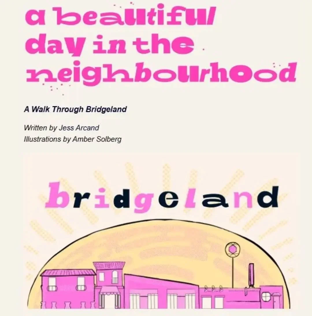 Take a bout around Bridgeland!

The newest Randomly Validating newsletter is out and I got to stroll through it with @jessarcand 's words! The article features some of the hidden gems of the neighbourhood (as well as some fave spots you may know). I 