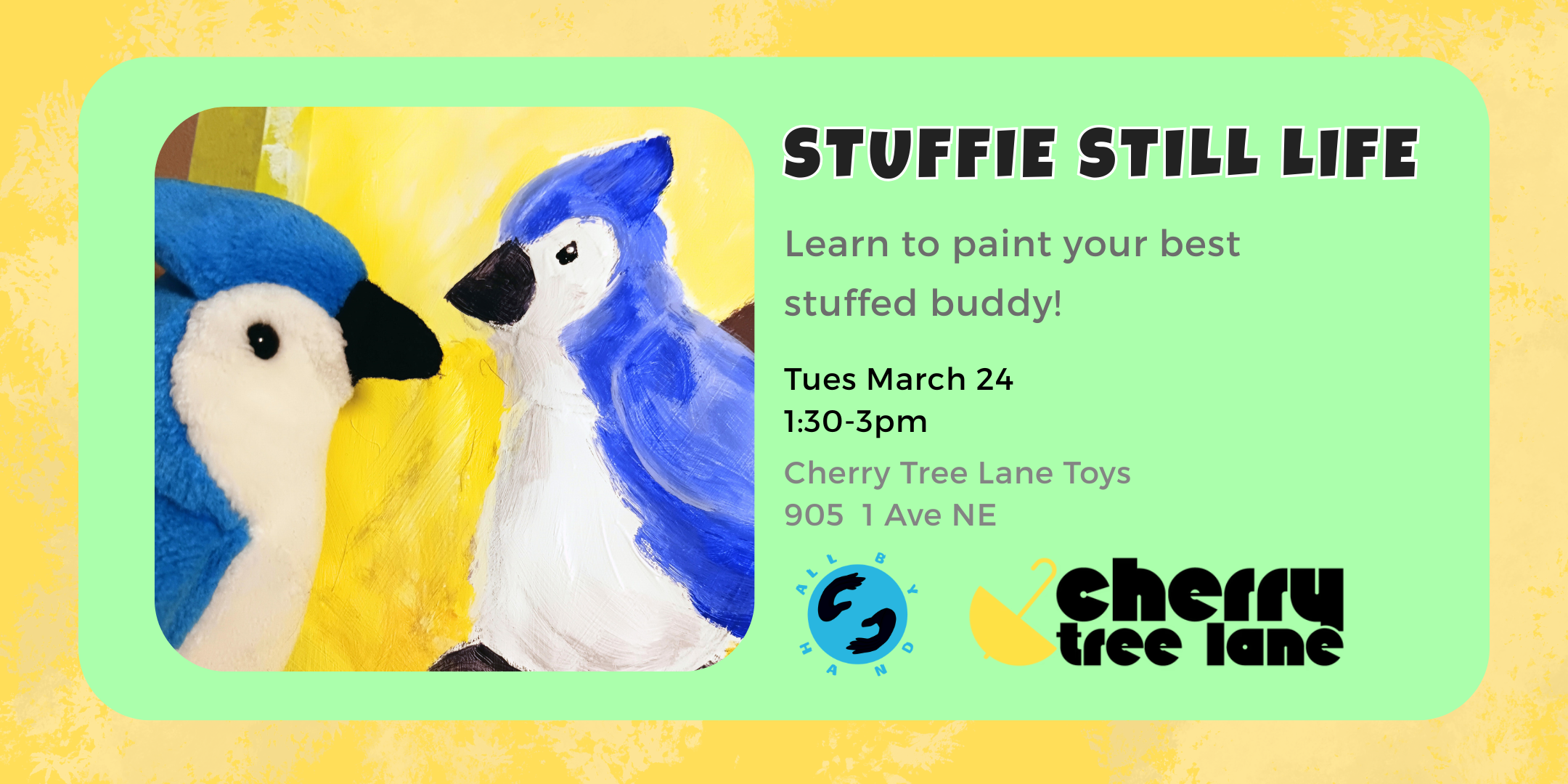 Stuffie Still Life Painting