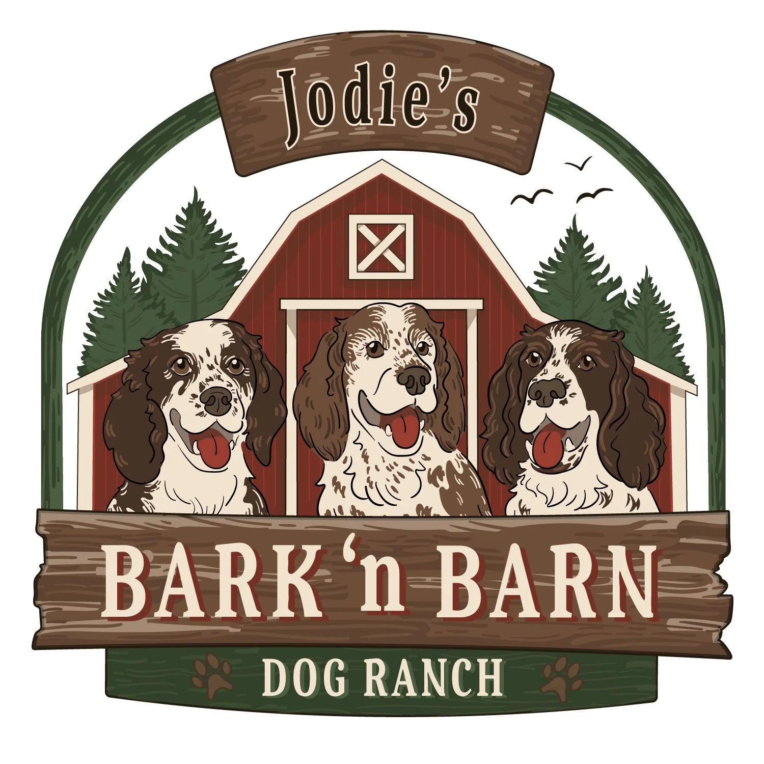 Bark n' Barn logo