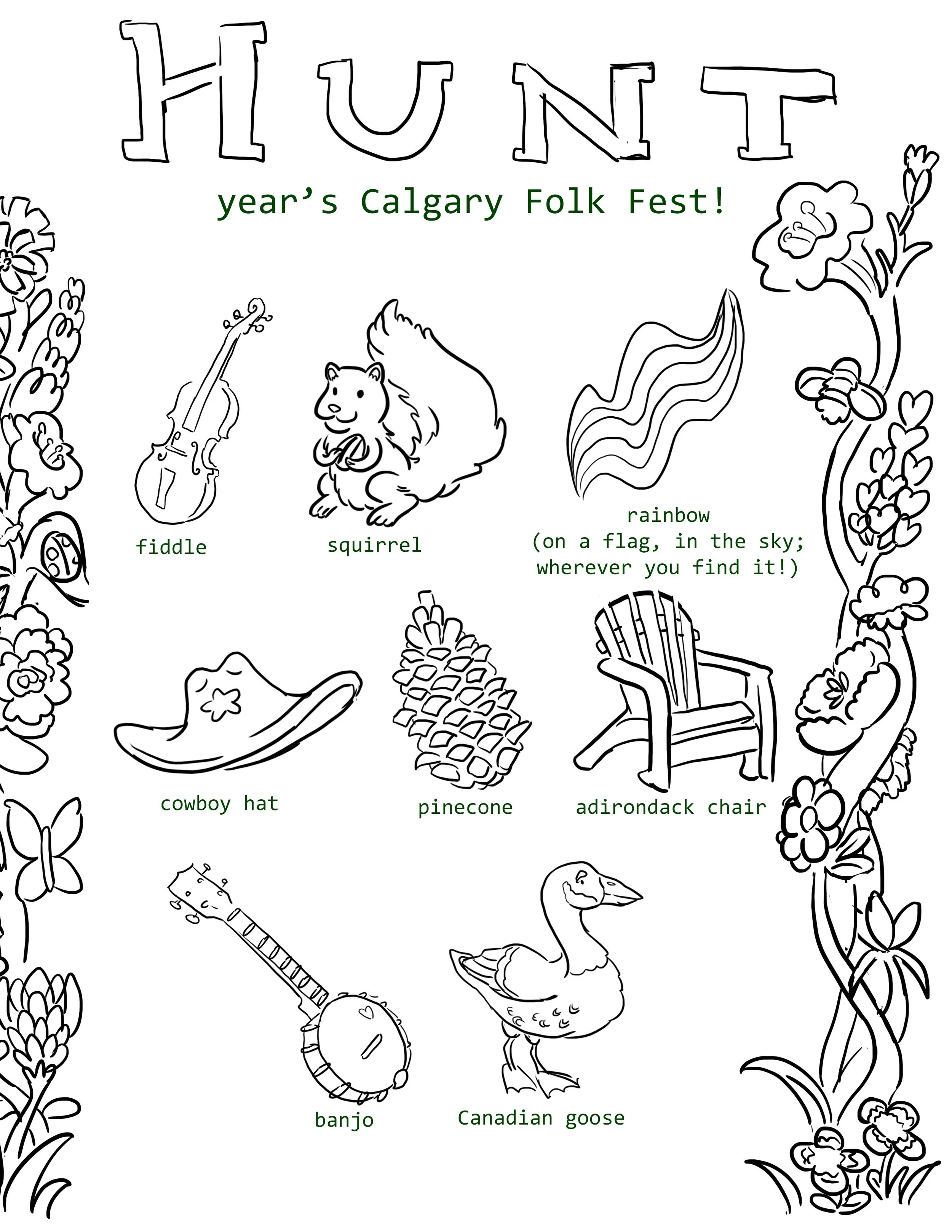 ATB Financial: Calgary Folk Fest activity booklet