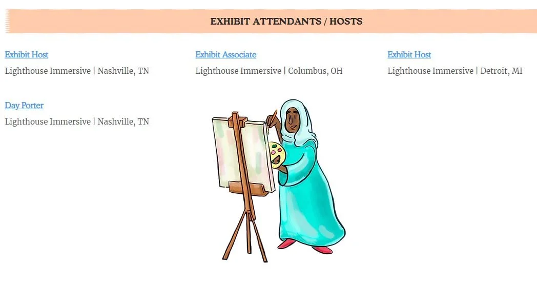 smART Magazine job listings illustration