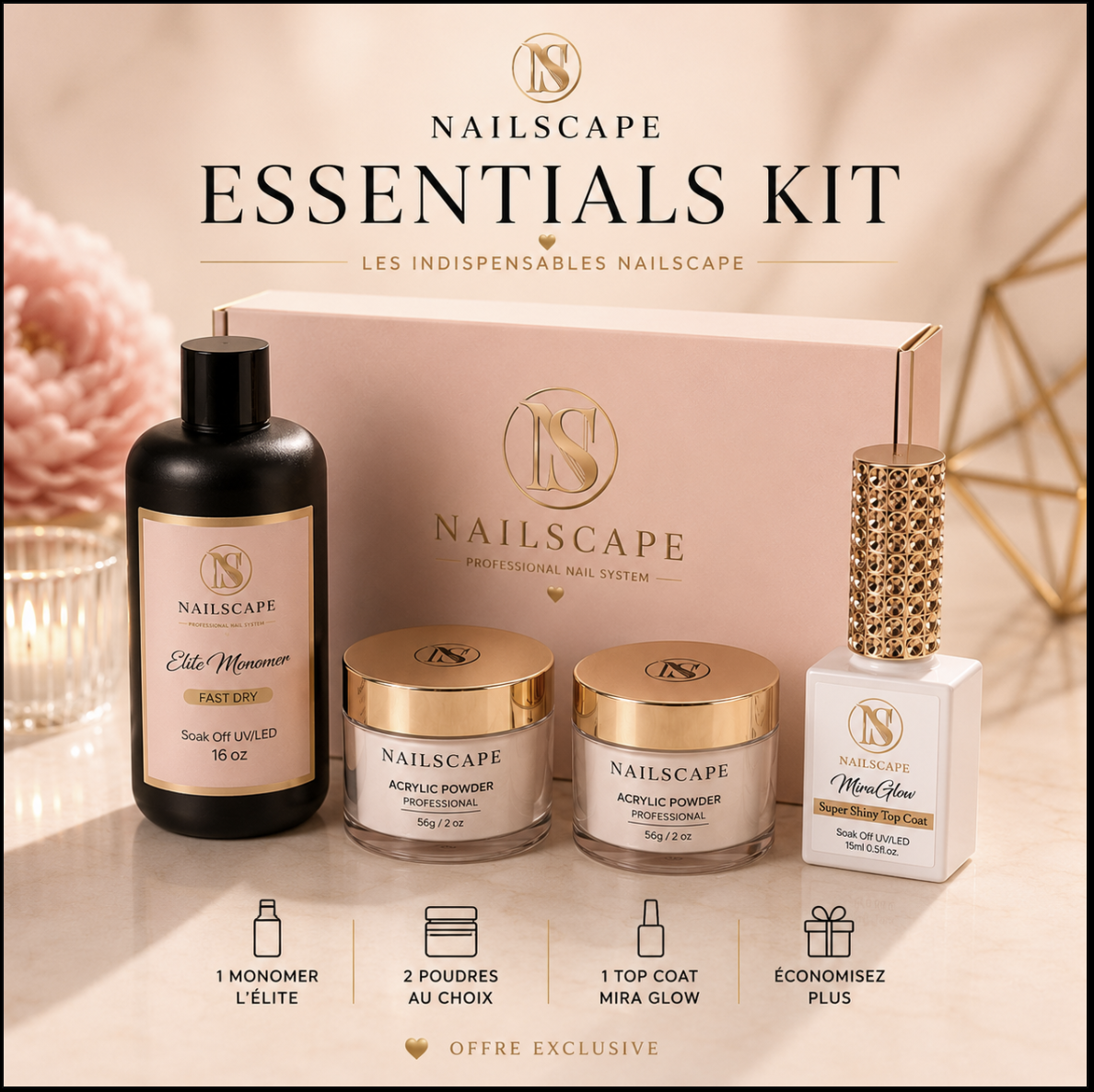Essentials Kit – Les indispensables Nailscape