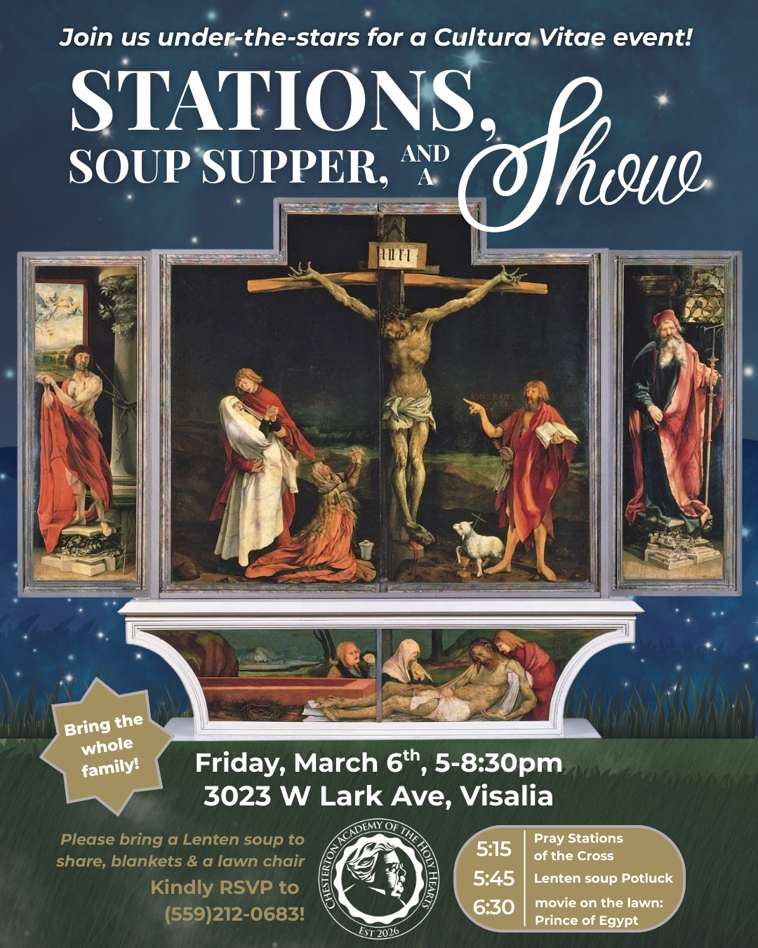 Stations, Soup Supper, & a Show!