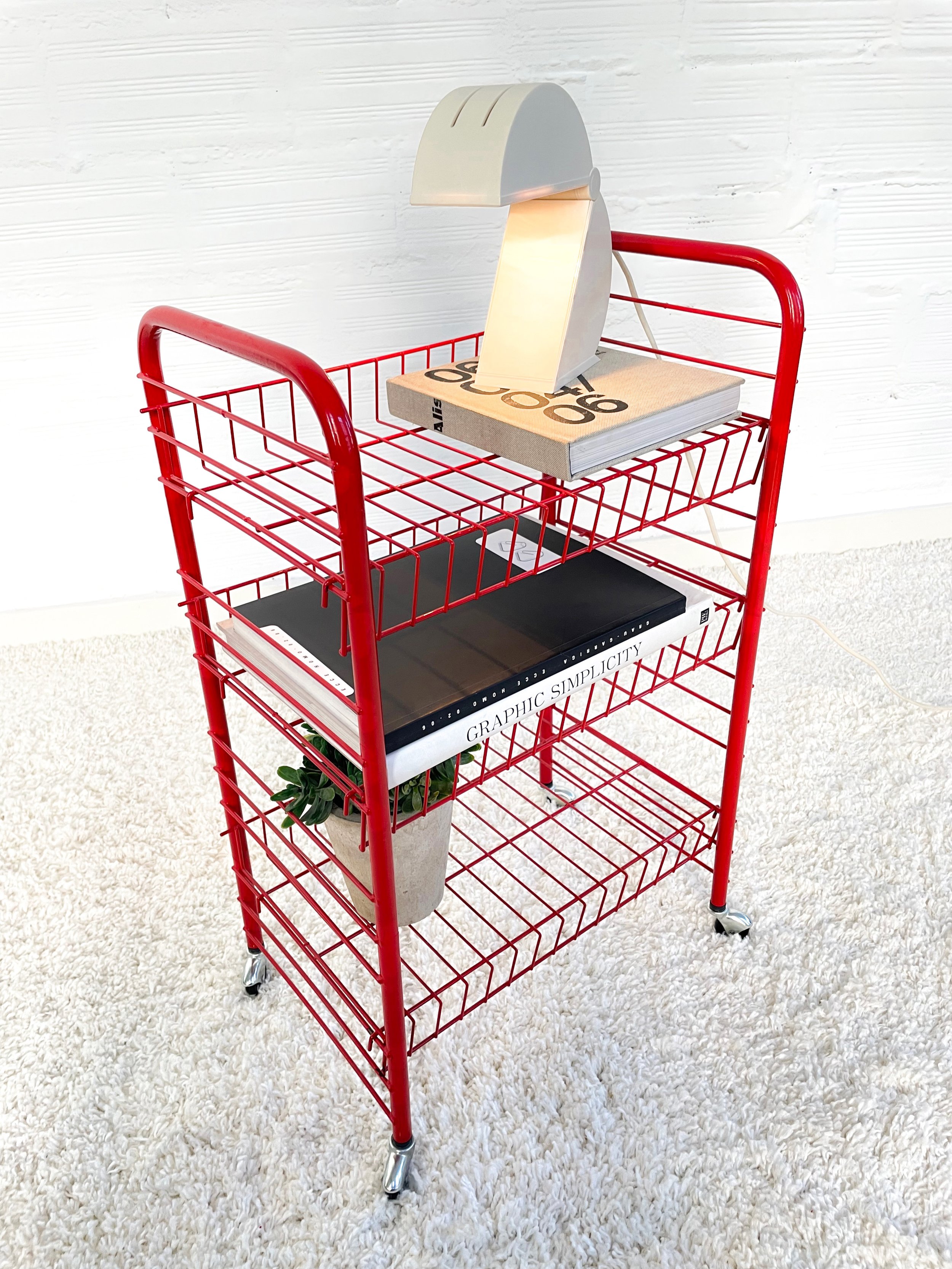 Carrito estantería vintage. 80s. Monda Lironda Vintage