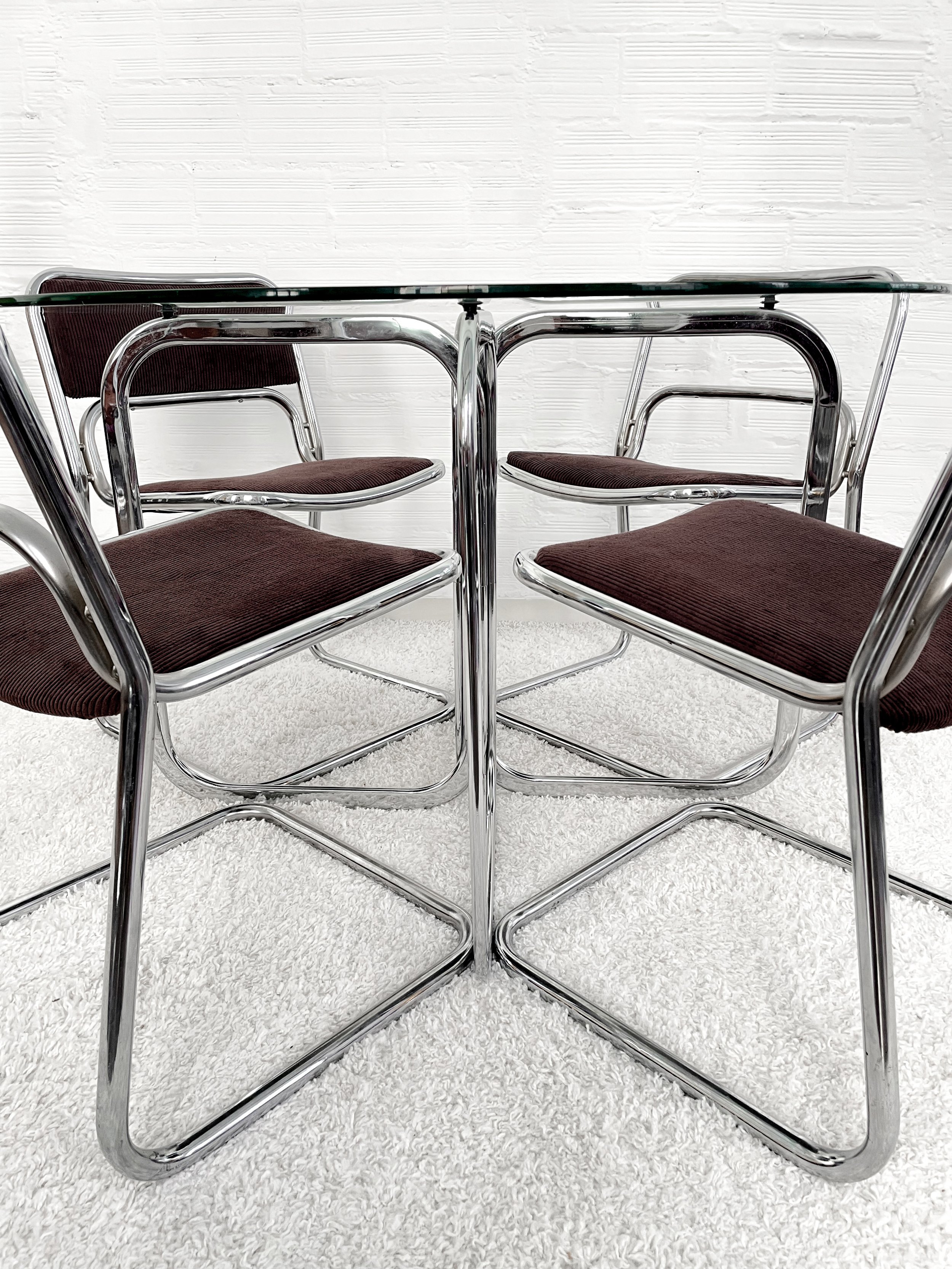 Mesa comedor Gastone Rinaldi para Circa. 60s. Monda Lironda Vintage