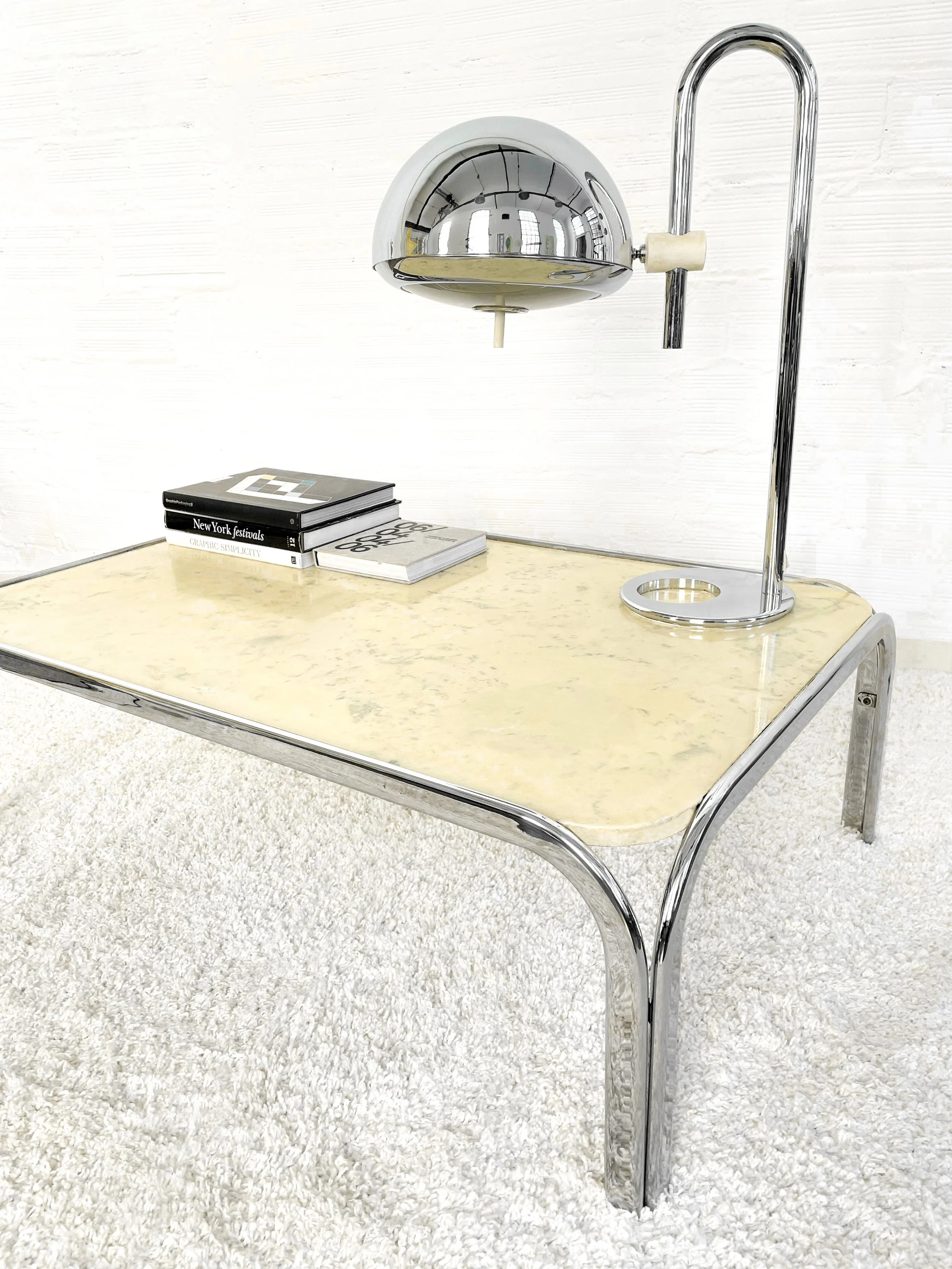 Mesa de centro mármol. Vintage 70s. Monda Lironda Vintage