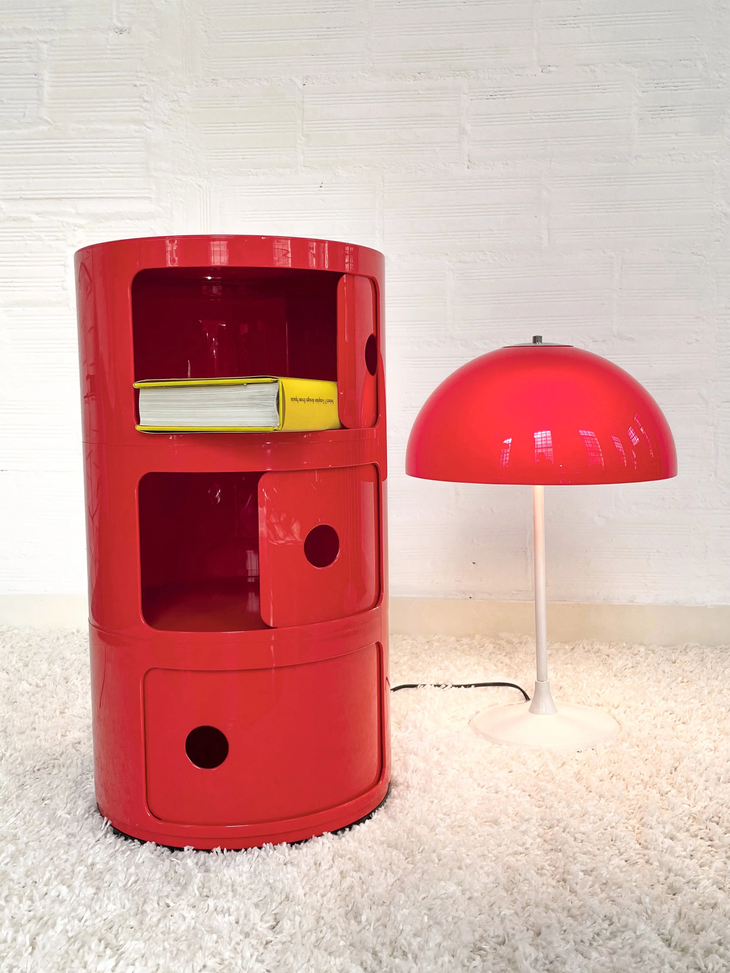 Mueble auxiliar Componibili Kartell 3 puertas. 70s. Monda Lironda Vintage