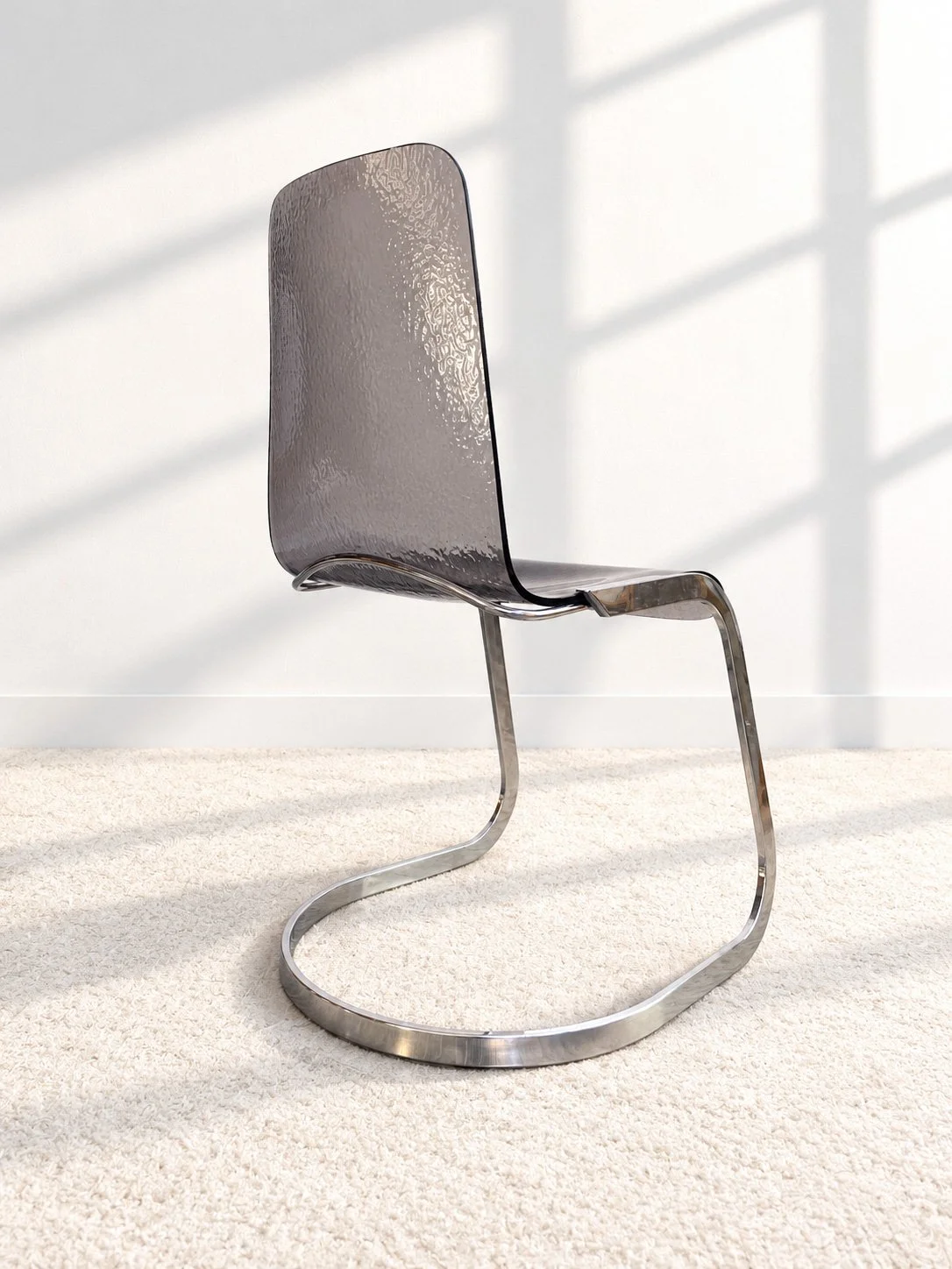 Sillas cantilever Roche Bobois. Francia, años 70.