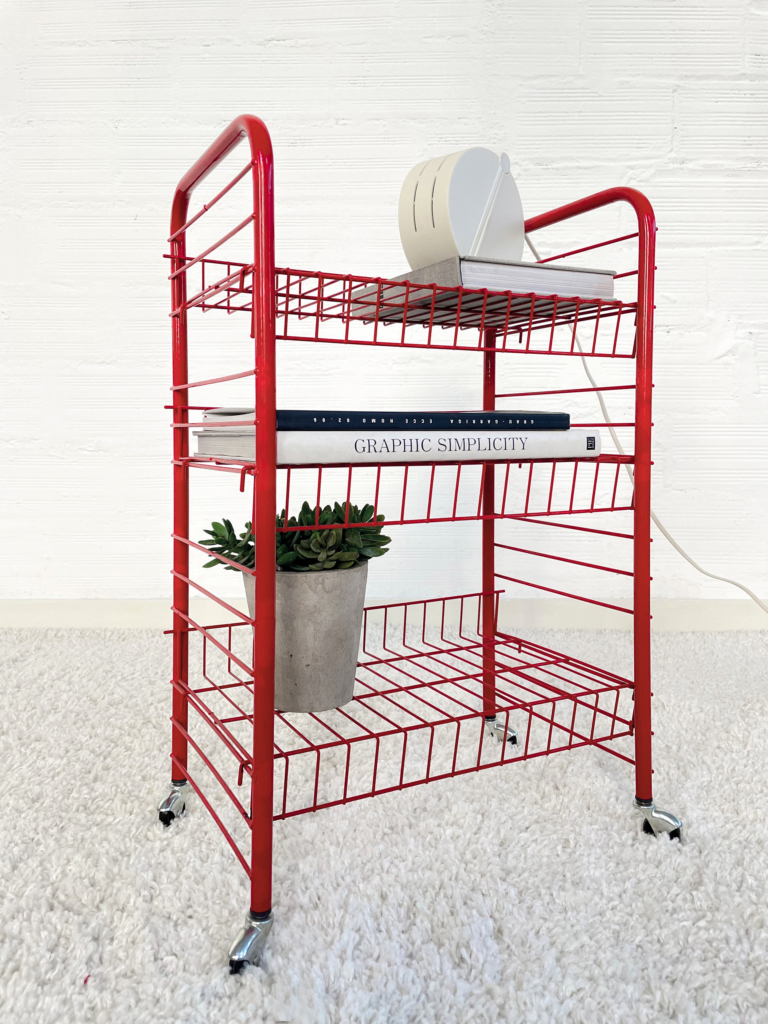 Carrito estantería vintage. 80s. Monda Lironda Vintage