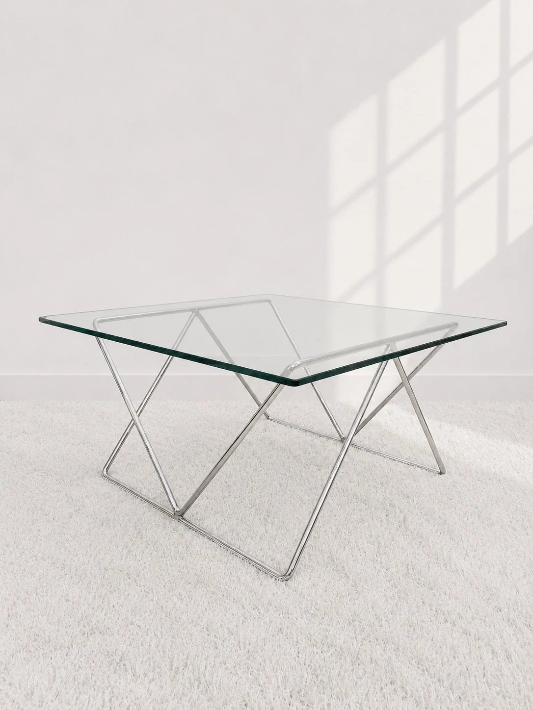 Mesa de centro de diseño italiano de los años 90. Monda Lironda Vintage
