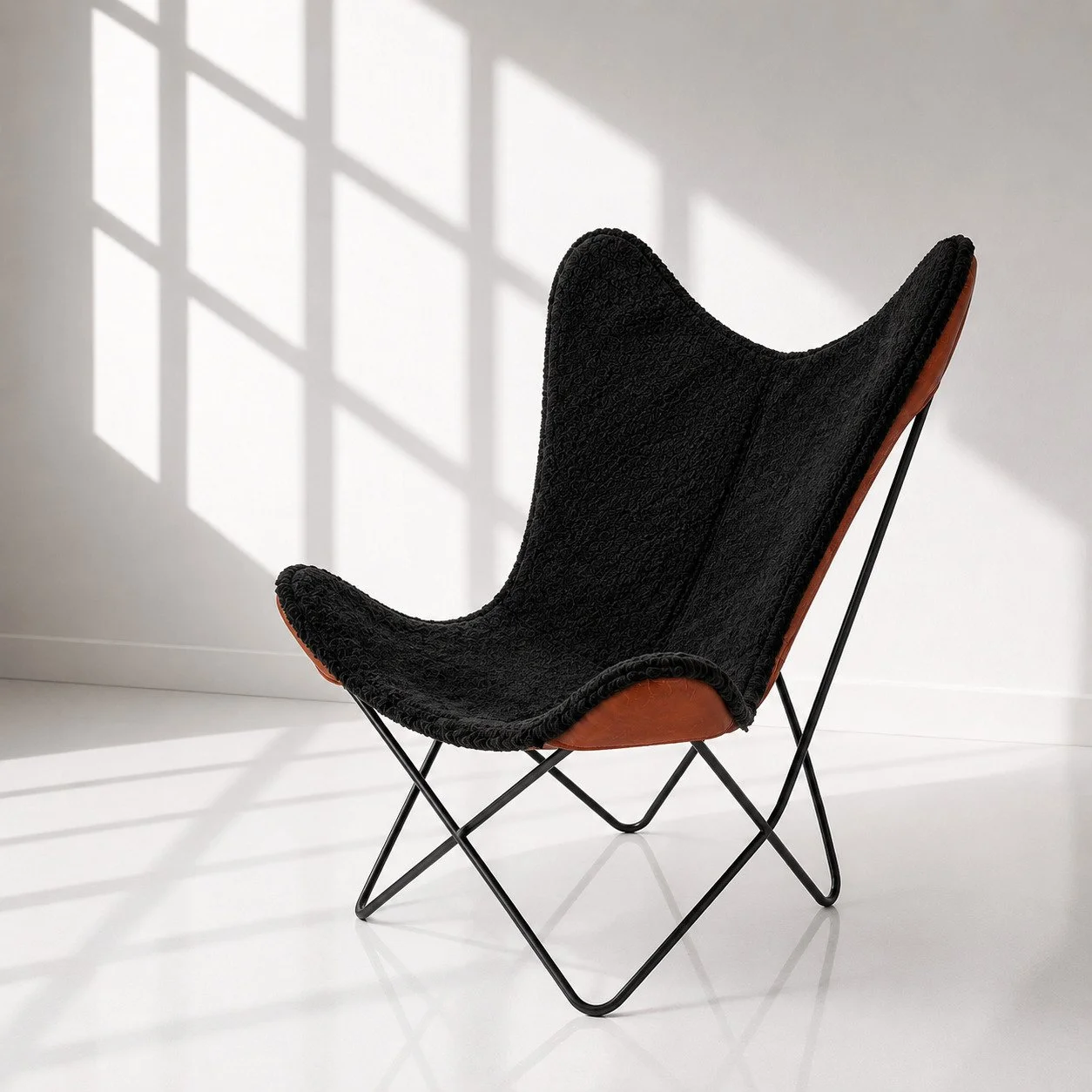 Silla Butterfly. DISE&Ntilde;O &Uacute;NICO (R&eacute;plica)
A&ntilde;o: D&eacute;cada de los 90
Pa&iacute;s: Francia
Dise&ntilde;ador: -
Marca: -
Unidades: 1

Ref.ML000620