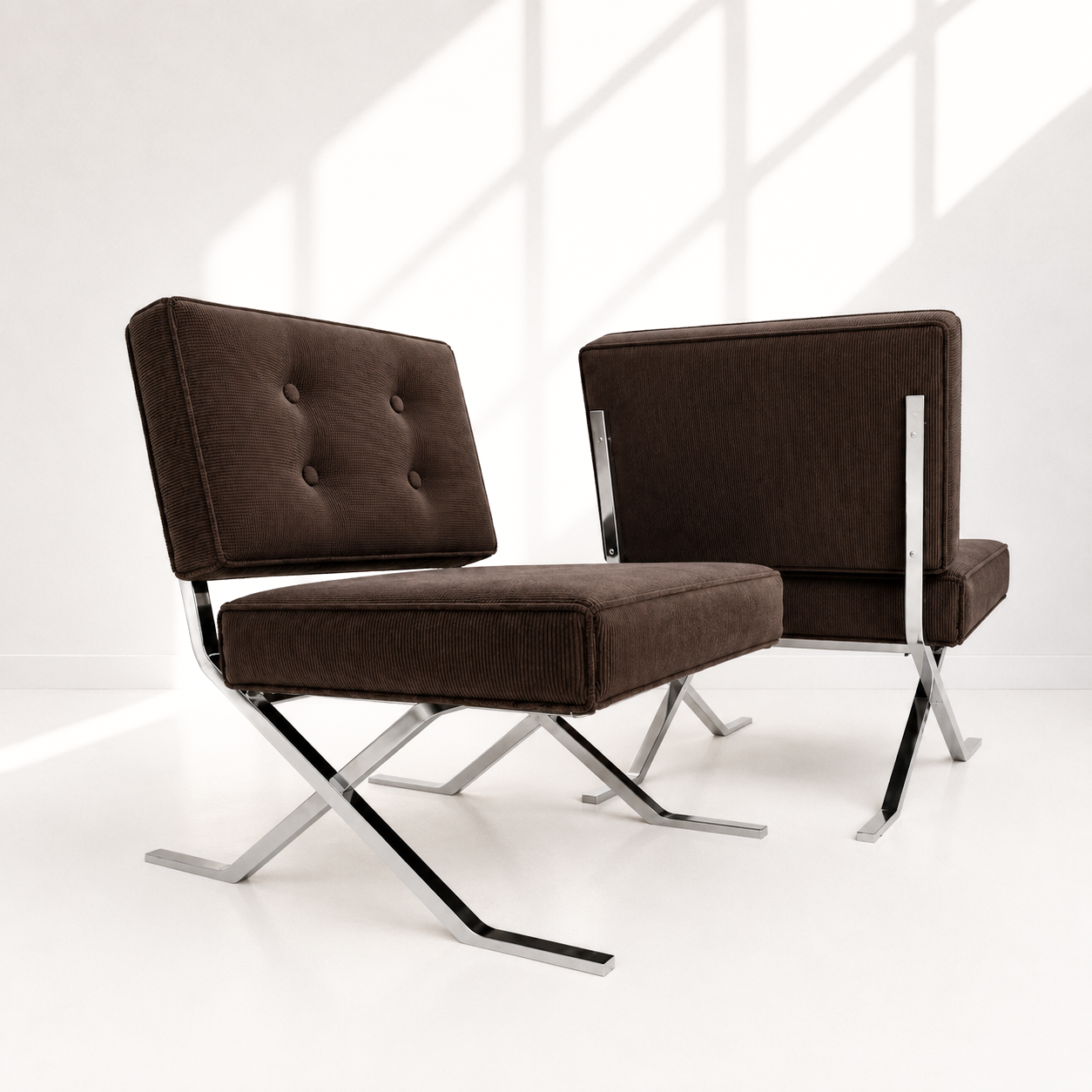 Sillón modular cromado. Monda Lironda Vntage