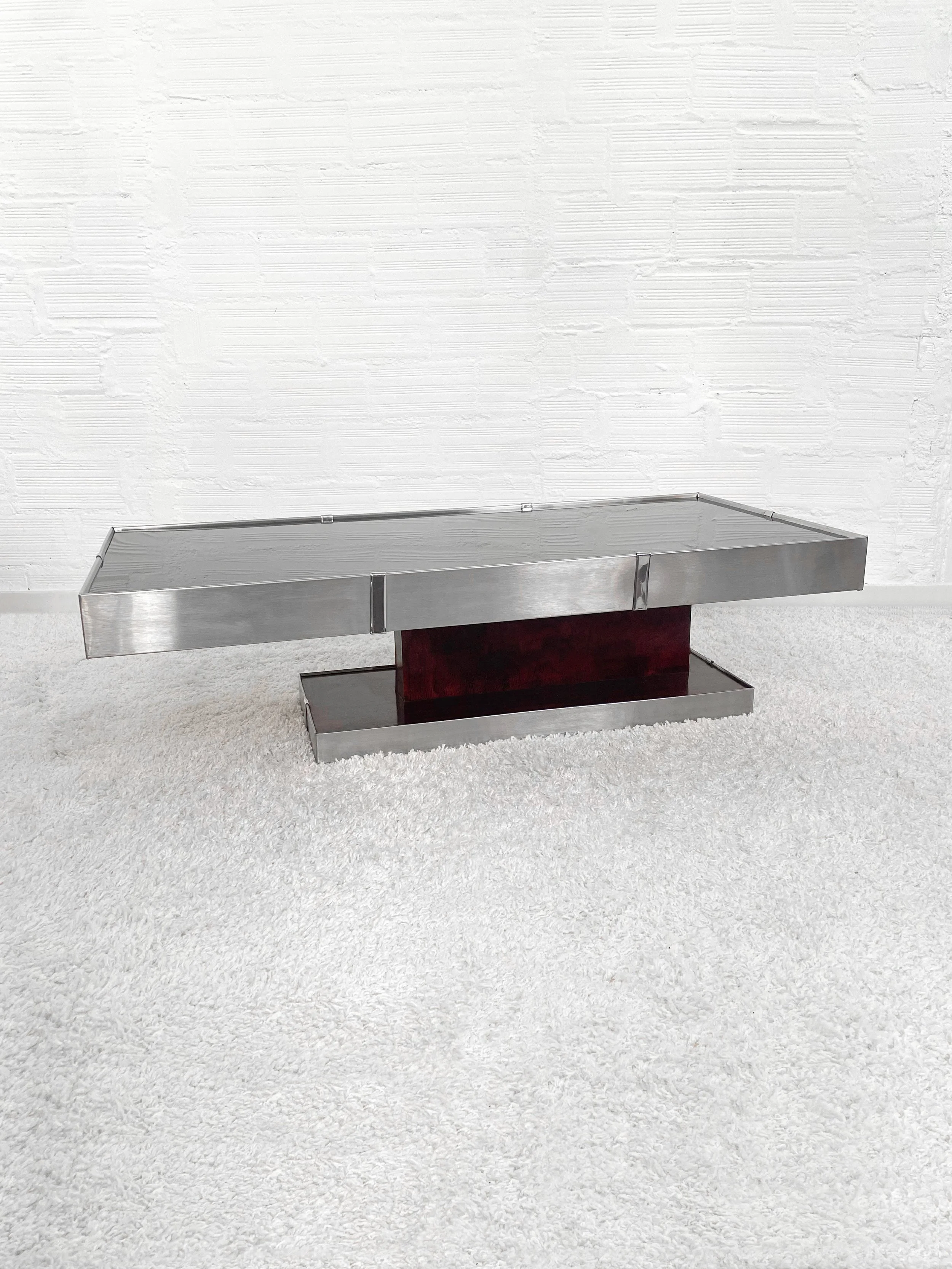 Mesas centro vintage Willy Rizzo. 70s. Monda Lironda Vintage