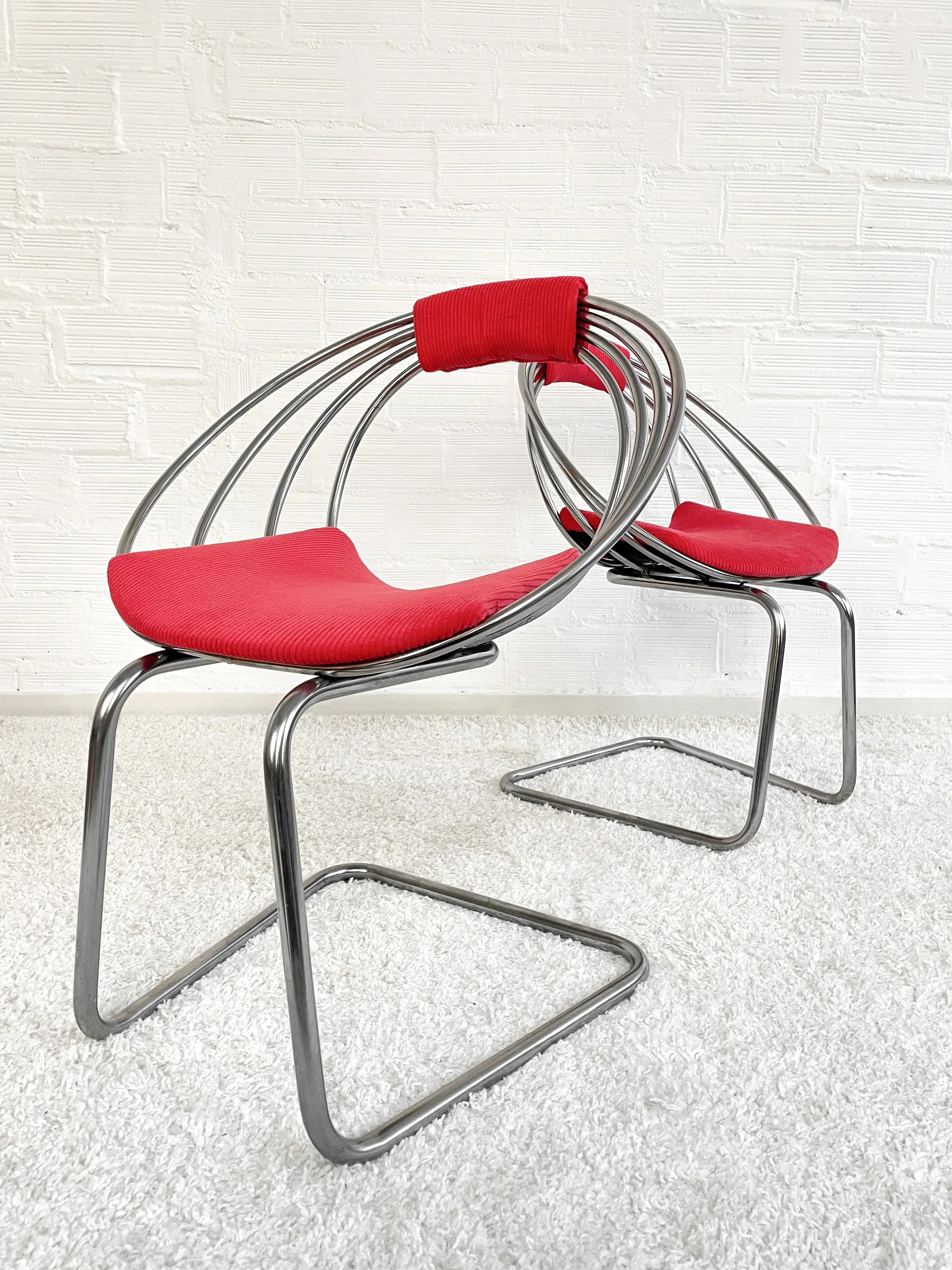 Silla Space age, 60s. Atribuidas a Gastone Rinaldi.