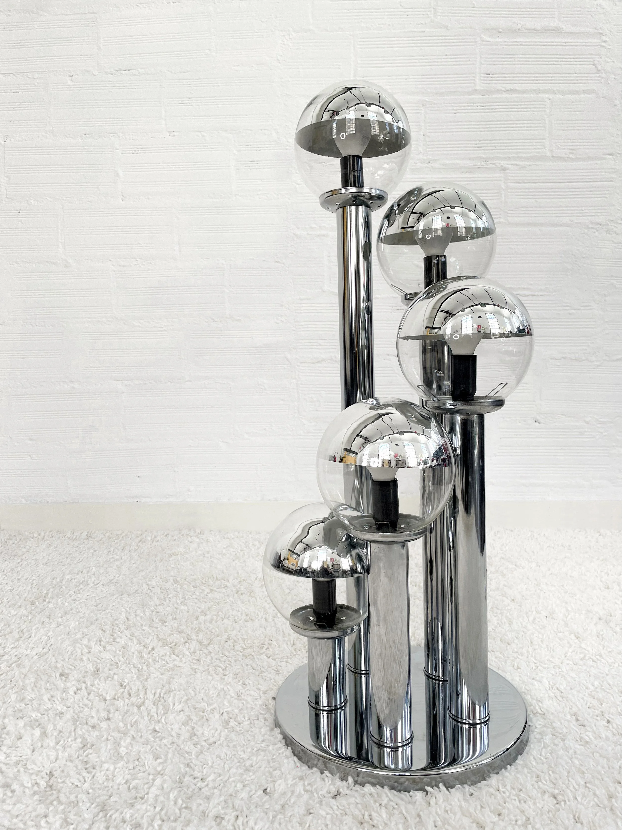 Lámpara de sobremesa modelo "Barcelona". 70s. Monda Lironda Vintage