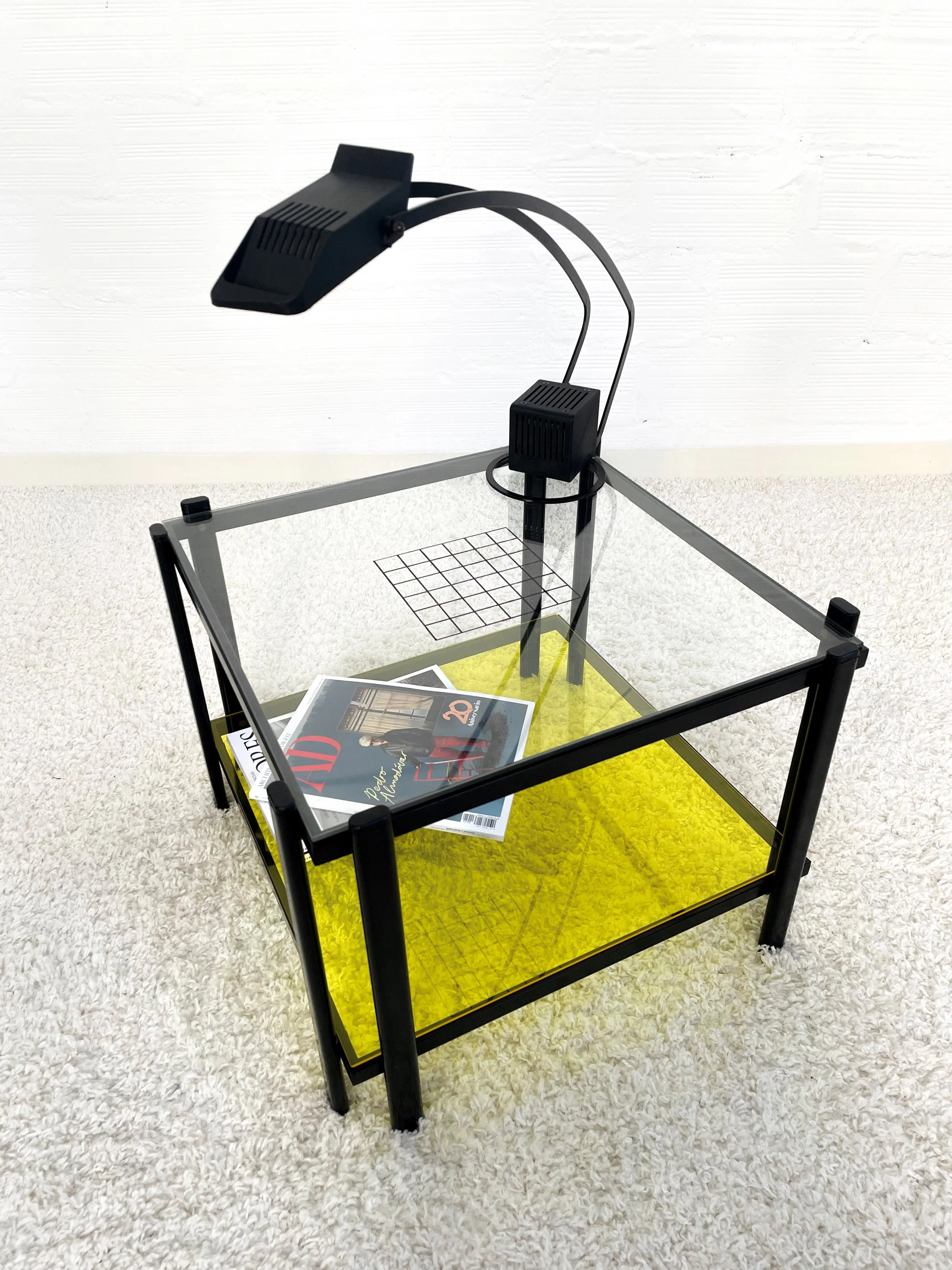 Mesa centro postmoderna. 80s. Monda Lironda Vintage