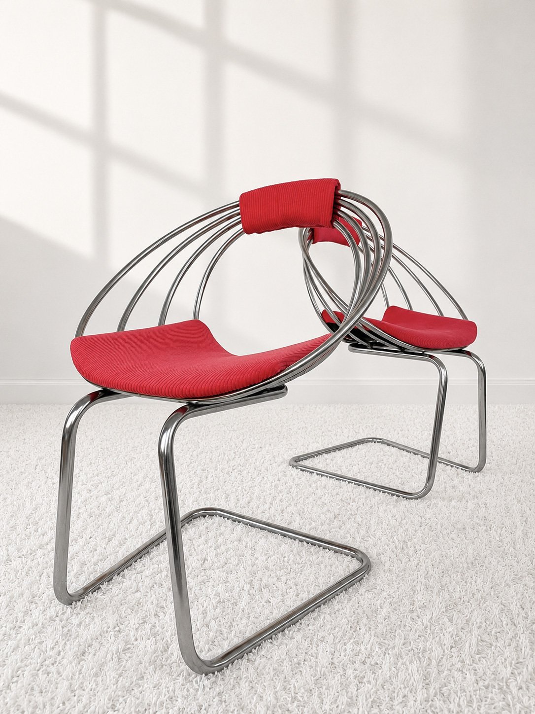 Silla Space age, 60s. Atribuidas a Gastone Rinaldi. Monda Lironda Vintage