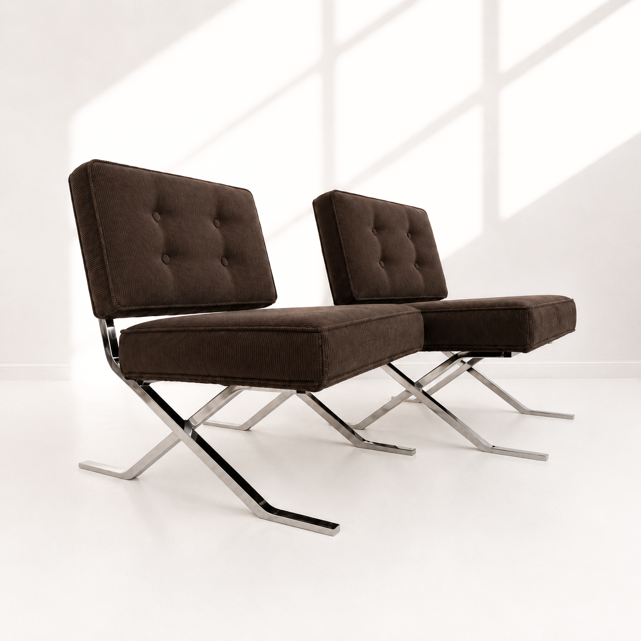 Sillón modular cromado. Monda Lironda Vntage
