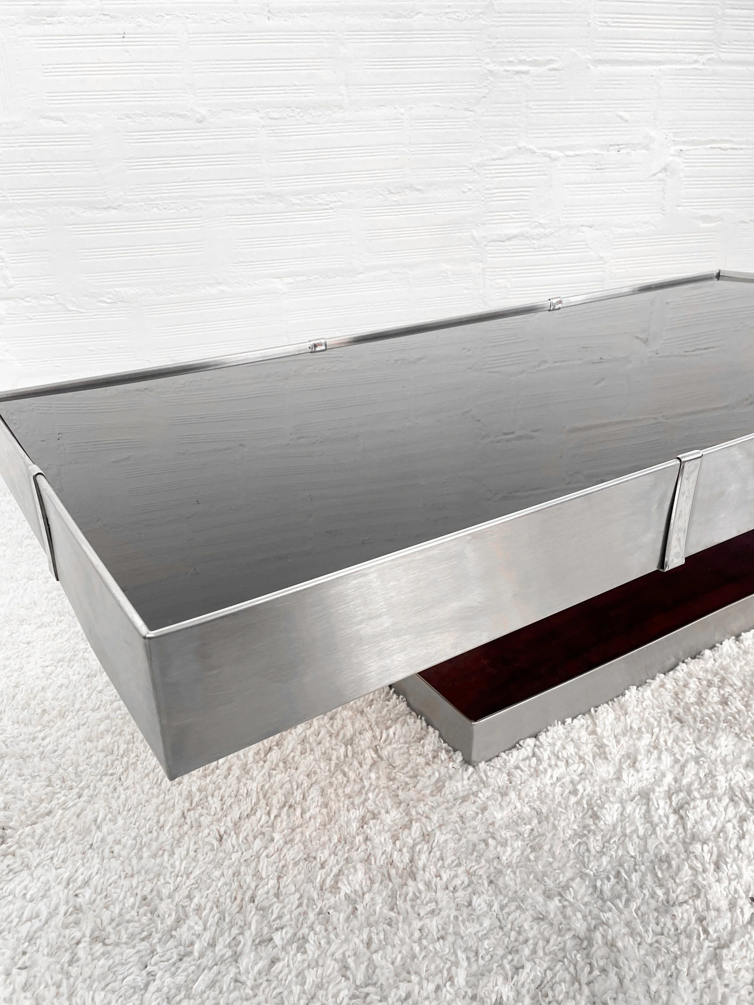 Mesas centro vintage Willy Rizzo. 70s. Monda Lironda Vintage