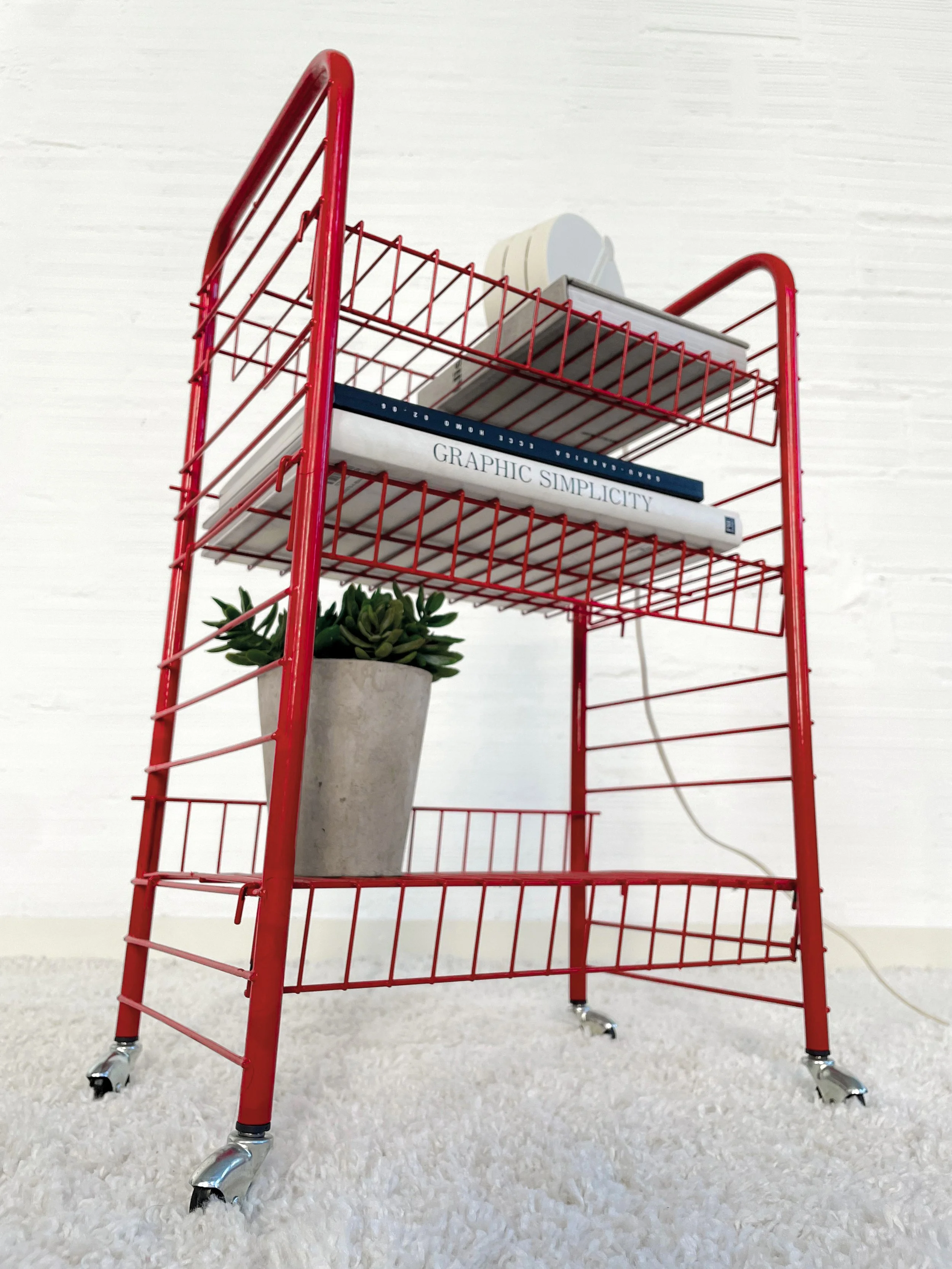 Carrito estantería vintage. 80s. Monda Lironda Vintage