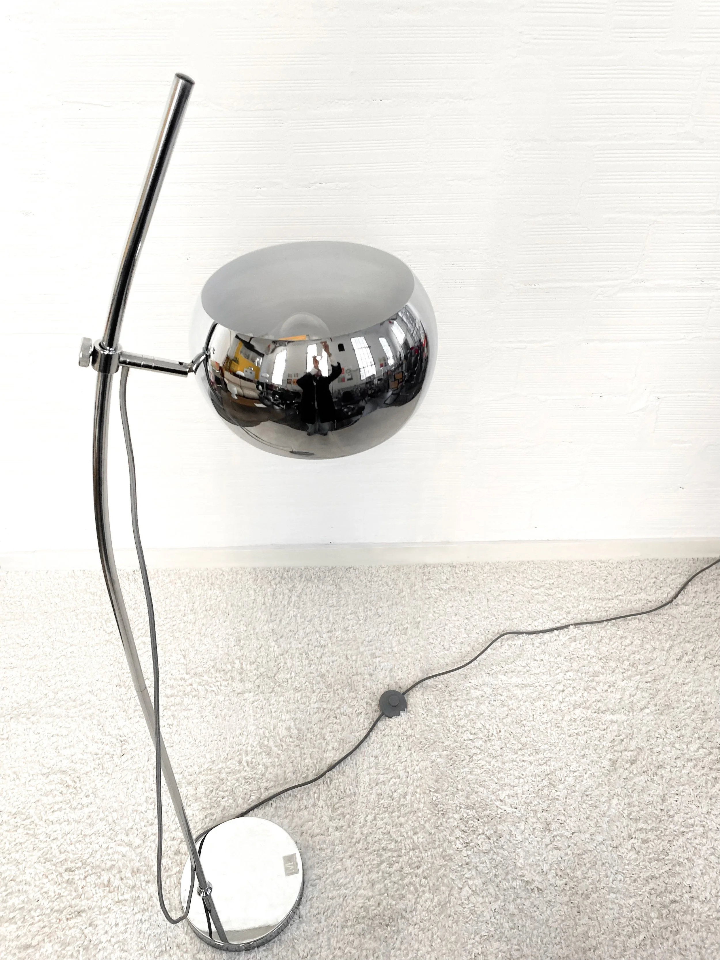 Lámpara de pie "Torus" de Antonio Miró. Monda Lironda Vintage