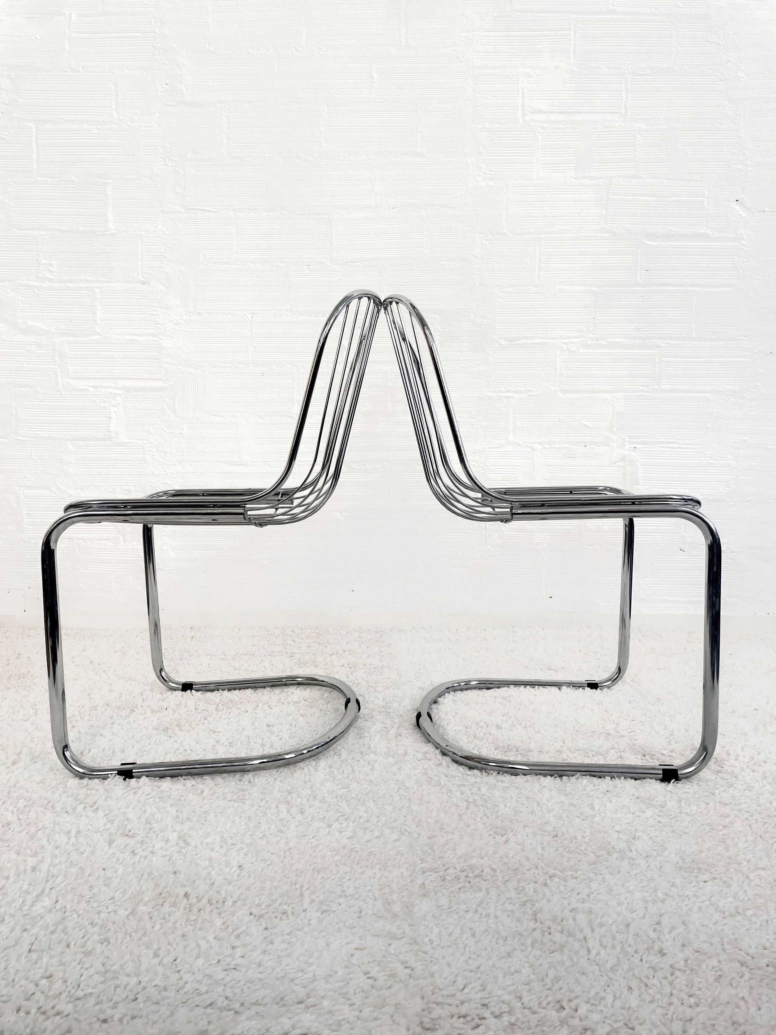 Sillas de comedor de Gastone Rinaldi para Rima. 70s. Monda Lironda Vintage