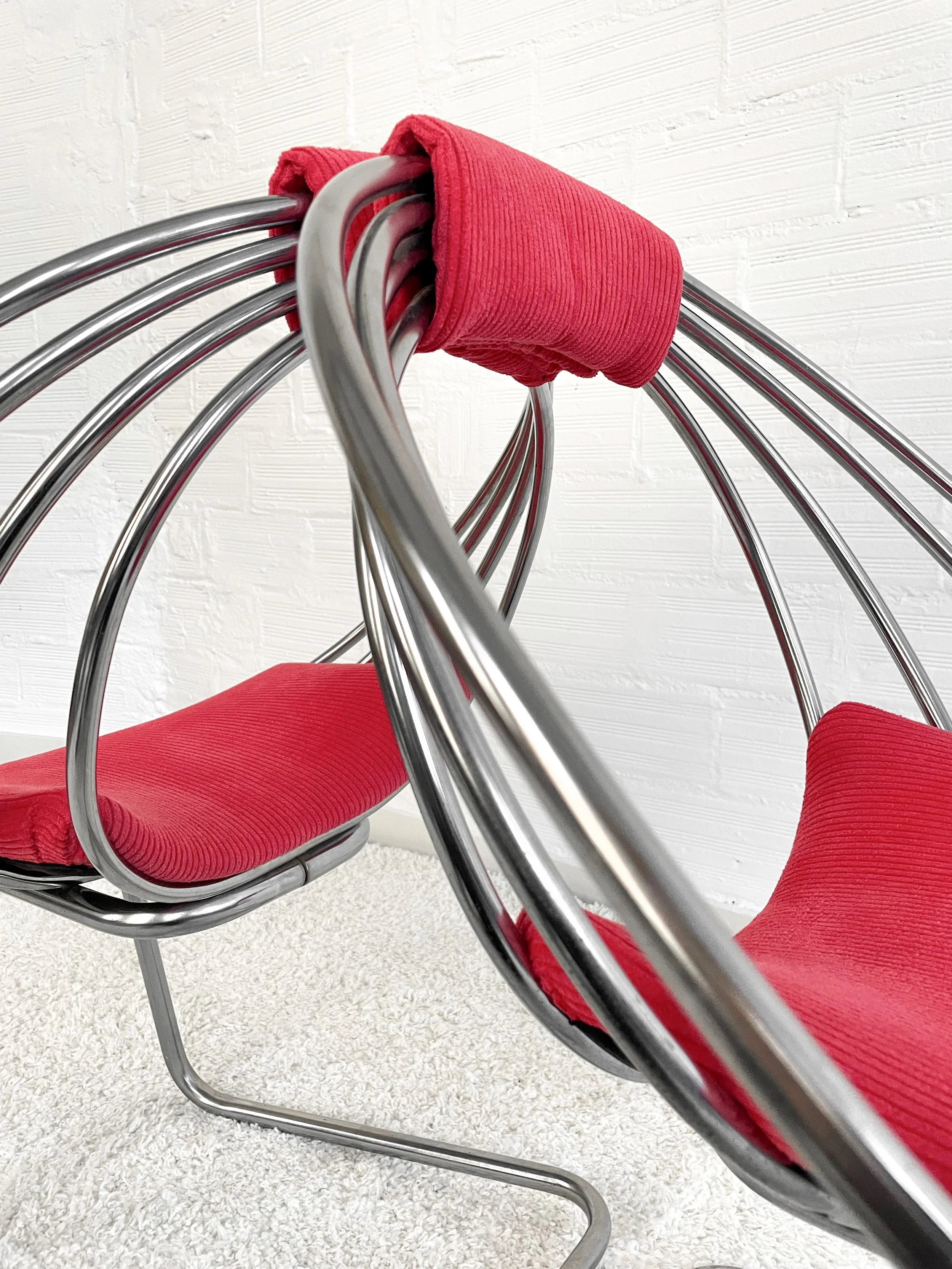 Silla Space age, 60s. Atribuidas a Gastone Rinaldi.