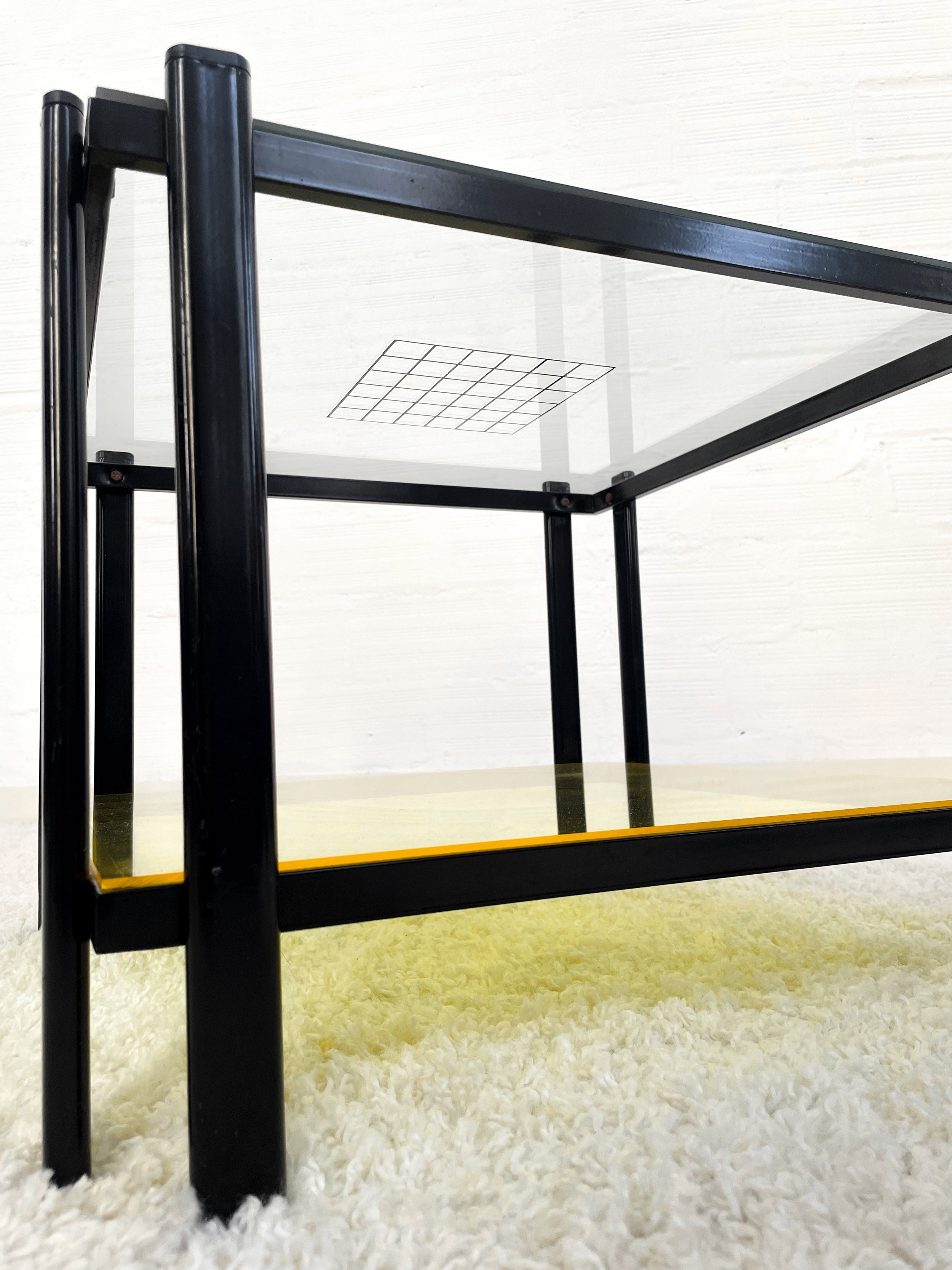 Mesa centro postmoderna. 80s. Monda Lironda Vintage