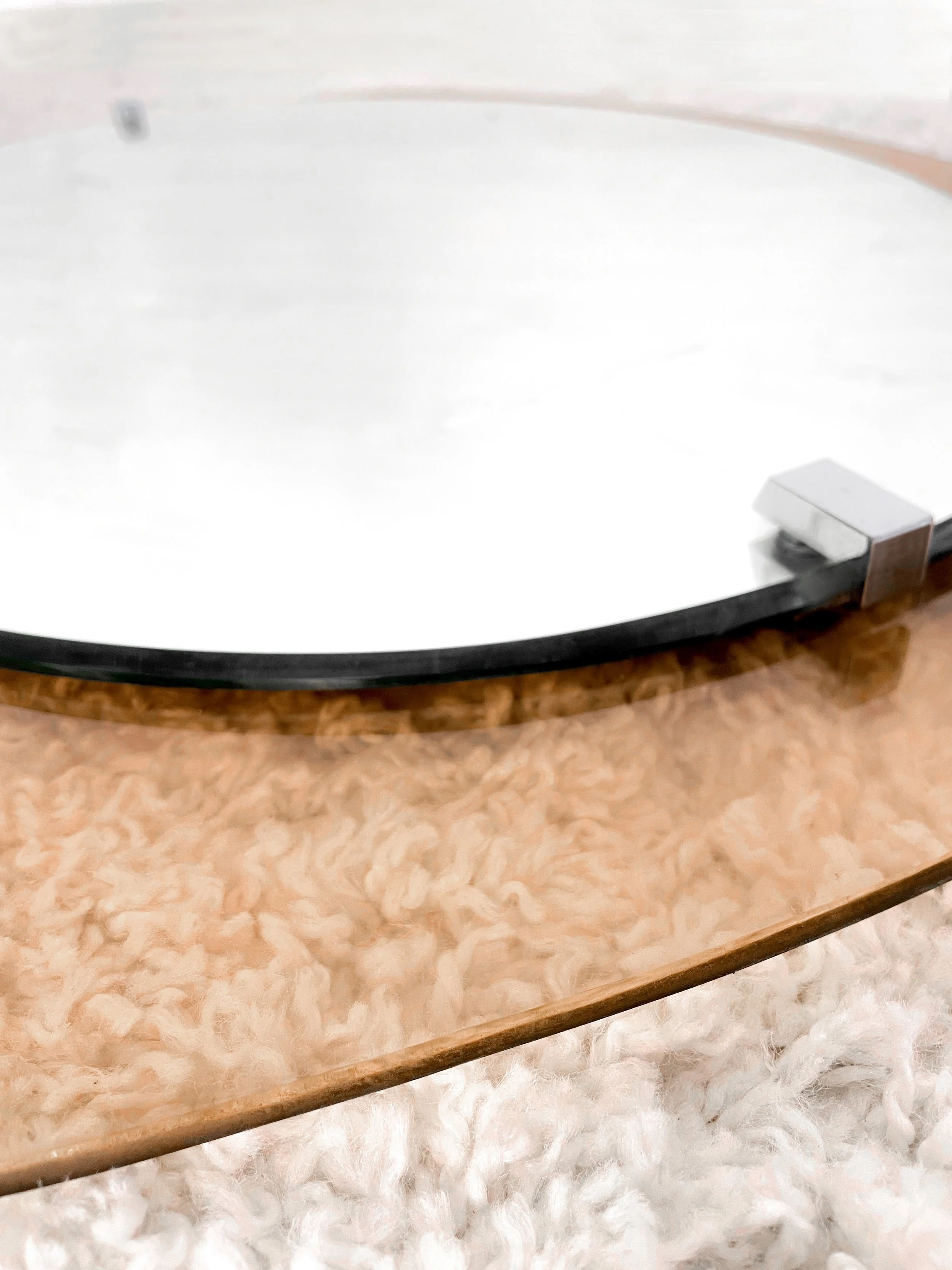 Espejo ovalado Mid-Century. Italia 60s. Monda Lironda Vintage