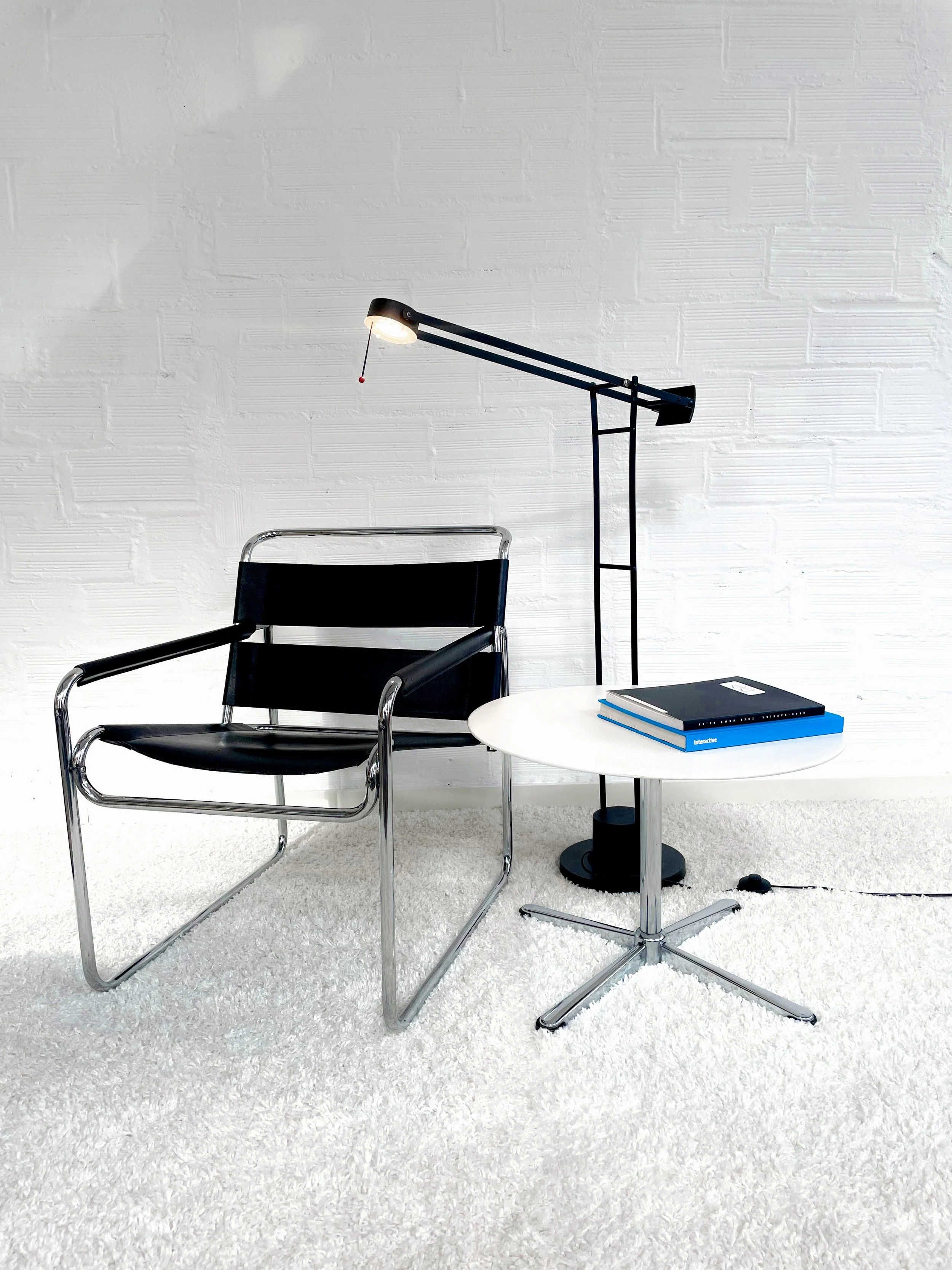 Sillón Bauhaus Mid Century. Italia 70s. Monda Lironda Vintage