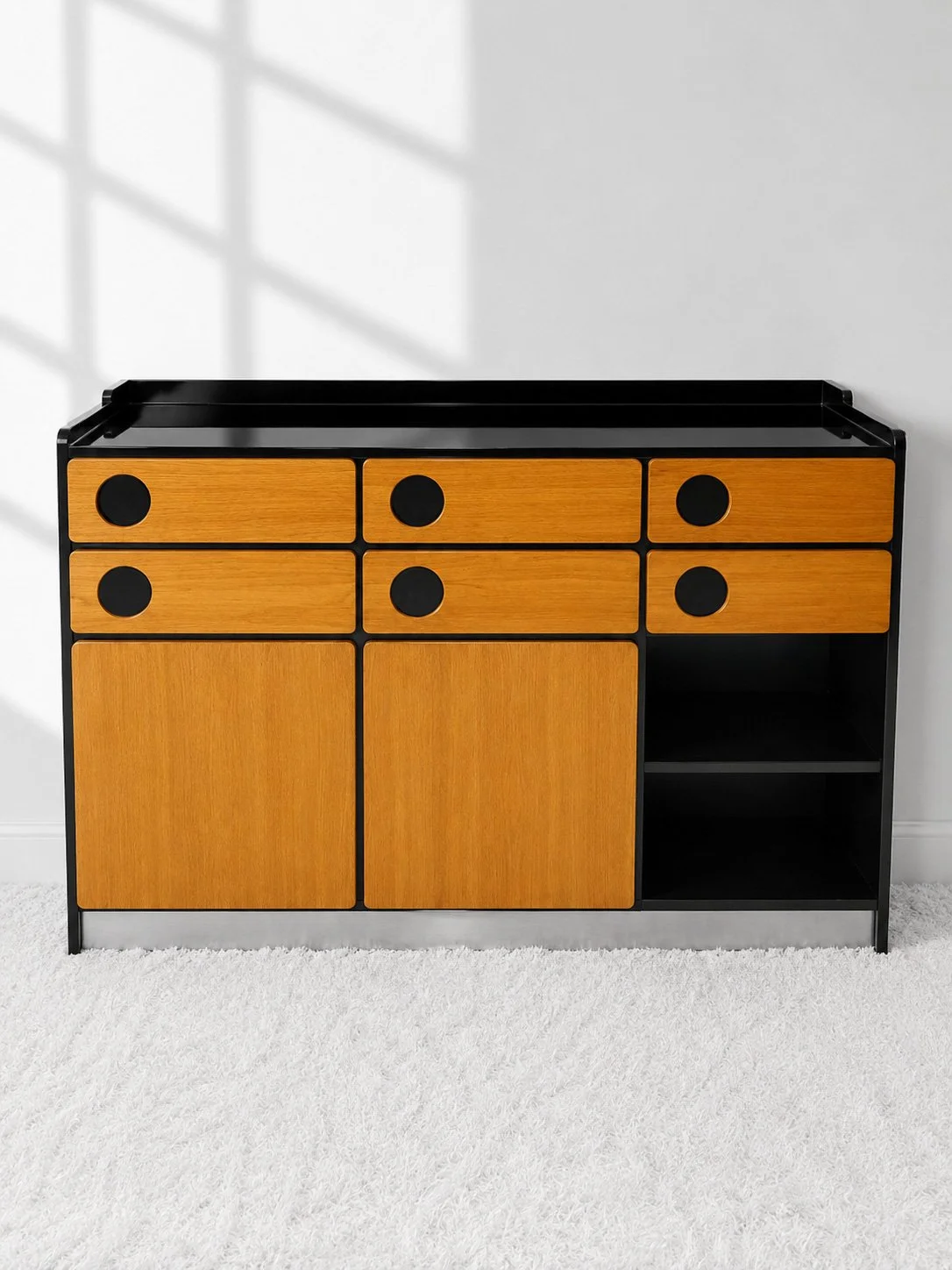 Mueble auxiliar vintage Bauhaus años 70. Monda Lironda Vintage