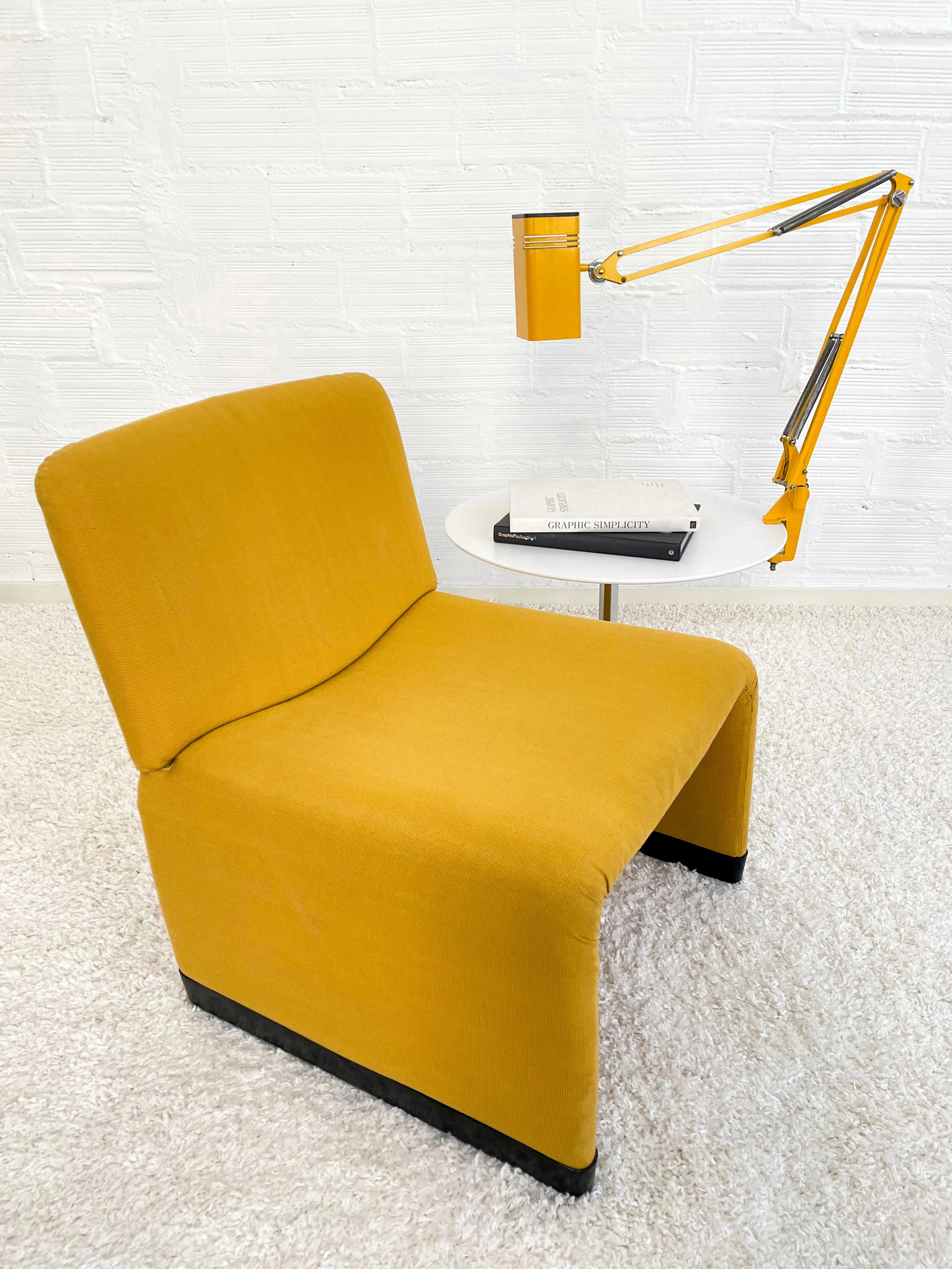 Sillón italiano años 70. Estilo Alky de Giancarlo Piretti. Monda Lironda Vintage