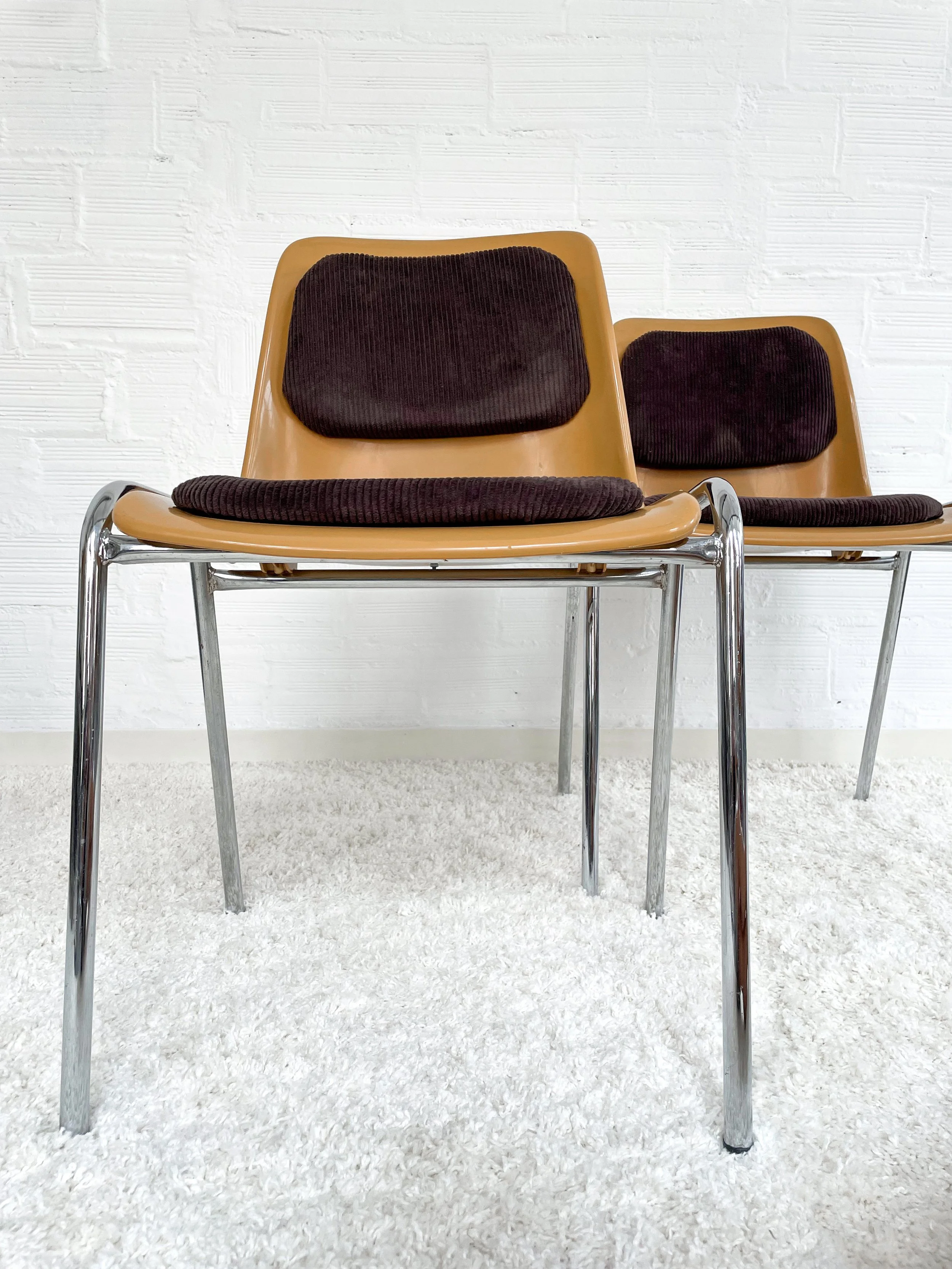 Silla aplilable estilo Helmut Starke. 70s. Monda Lironda Vintage