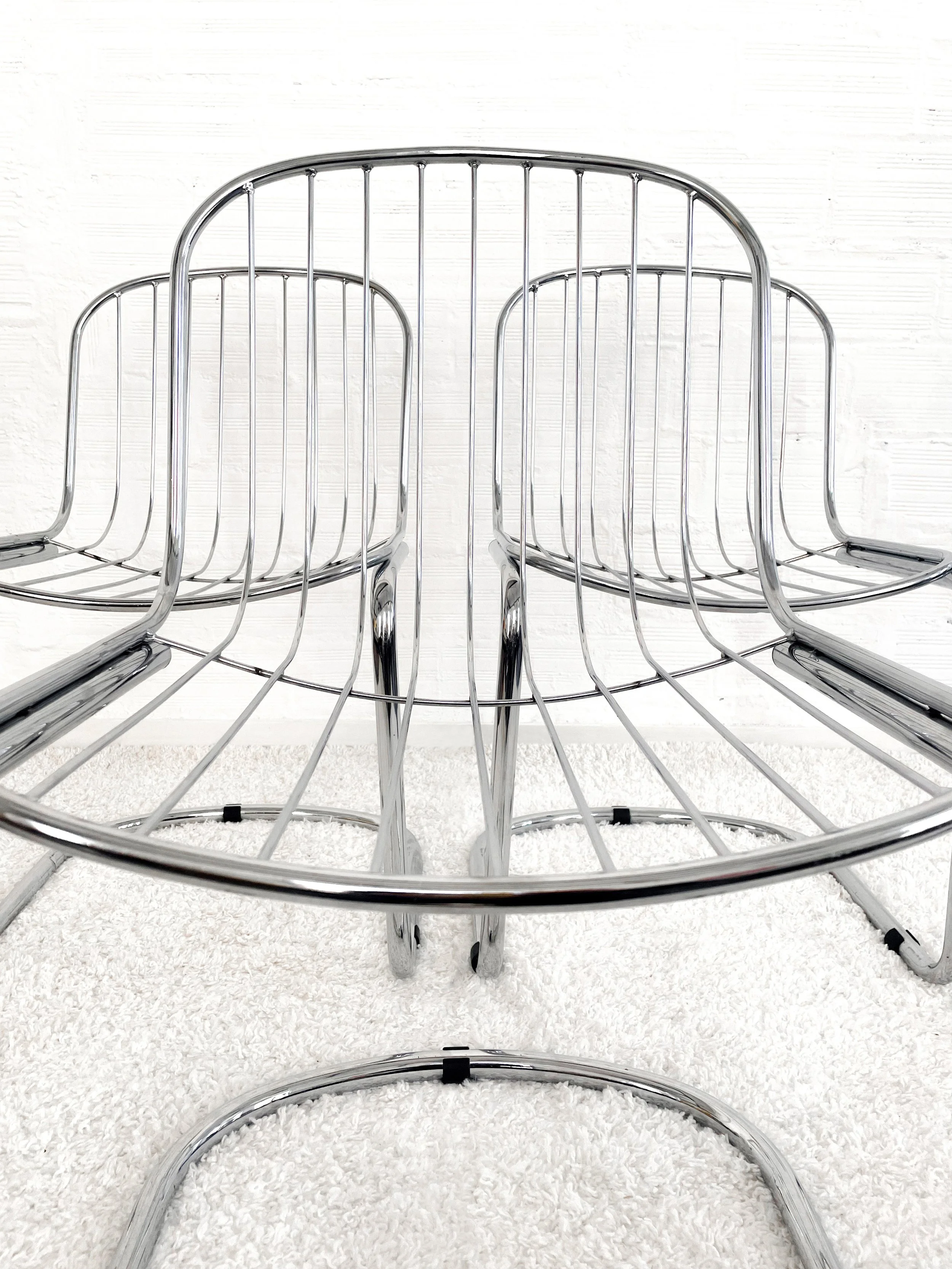 Sillas de comedor de Gastone Rinaldi para Rima. 70s. Monda Lironda Vintage