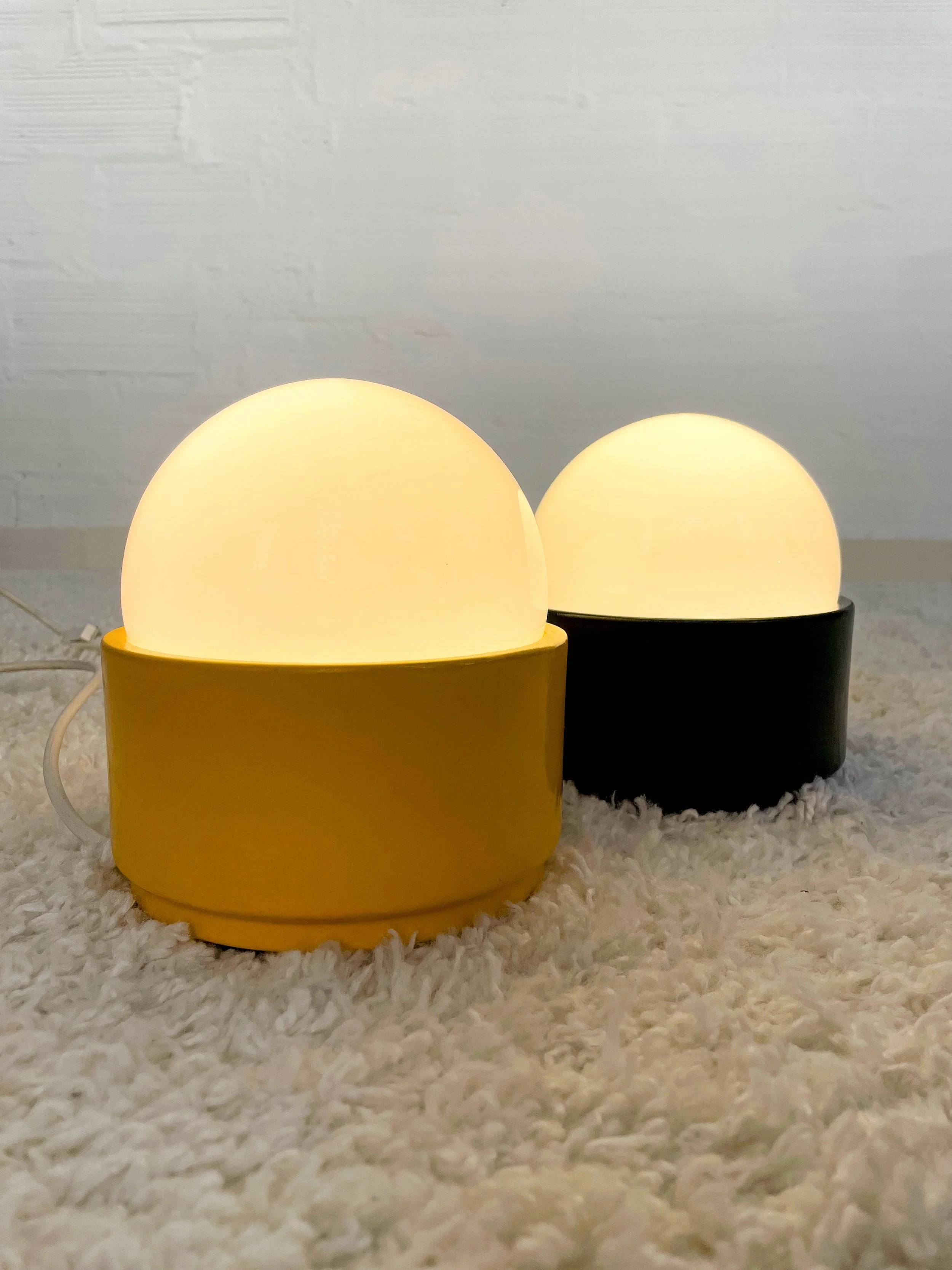 Lámpara de mesa estilo Traudl Brunnquell. 70s