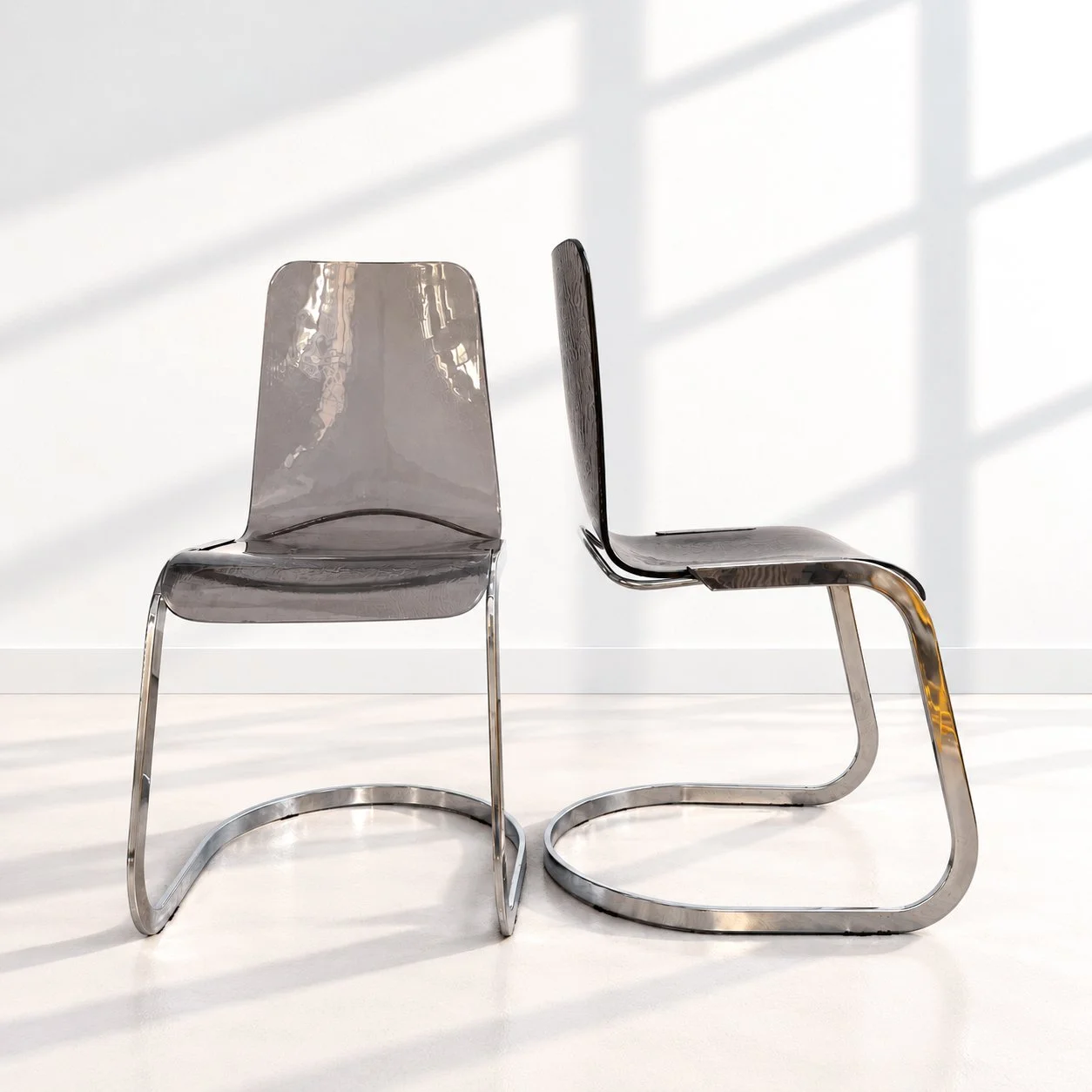 Sillas cantilever Roche Bobois. Años 70. Monda Lironda Vintage