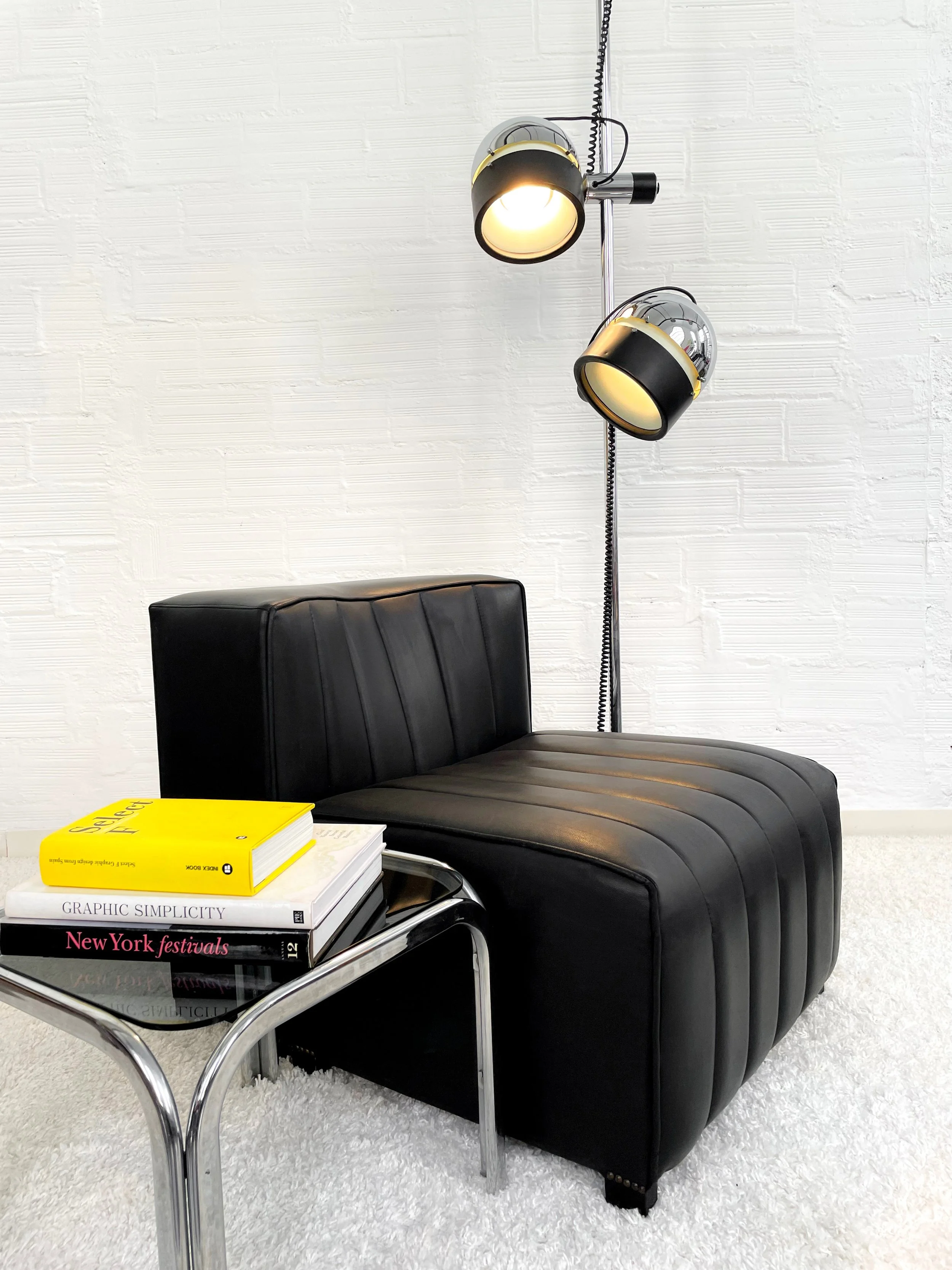 Sillón modular inspirado en el modelo de Tito Agnoll. 80s. Monda Lironda Vintage