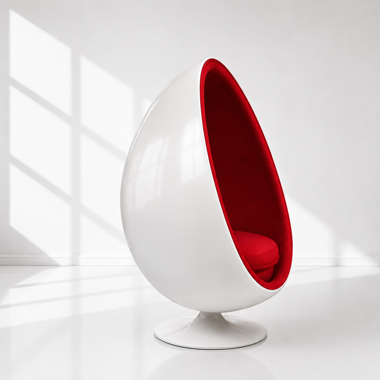 Silla Ovalia Egg. Monda Lironda Vintage