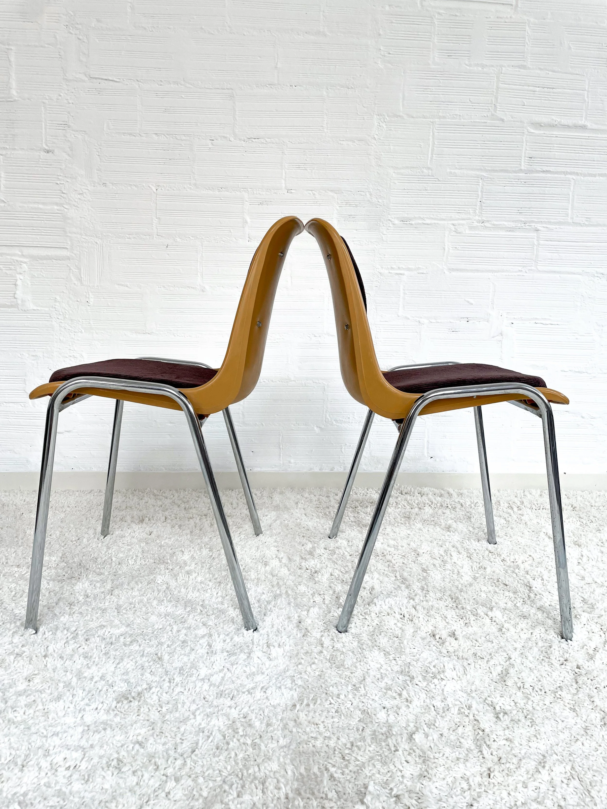 Silla aplilable estilo Helmut Starke. 70s. Monda Lironda Vintage