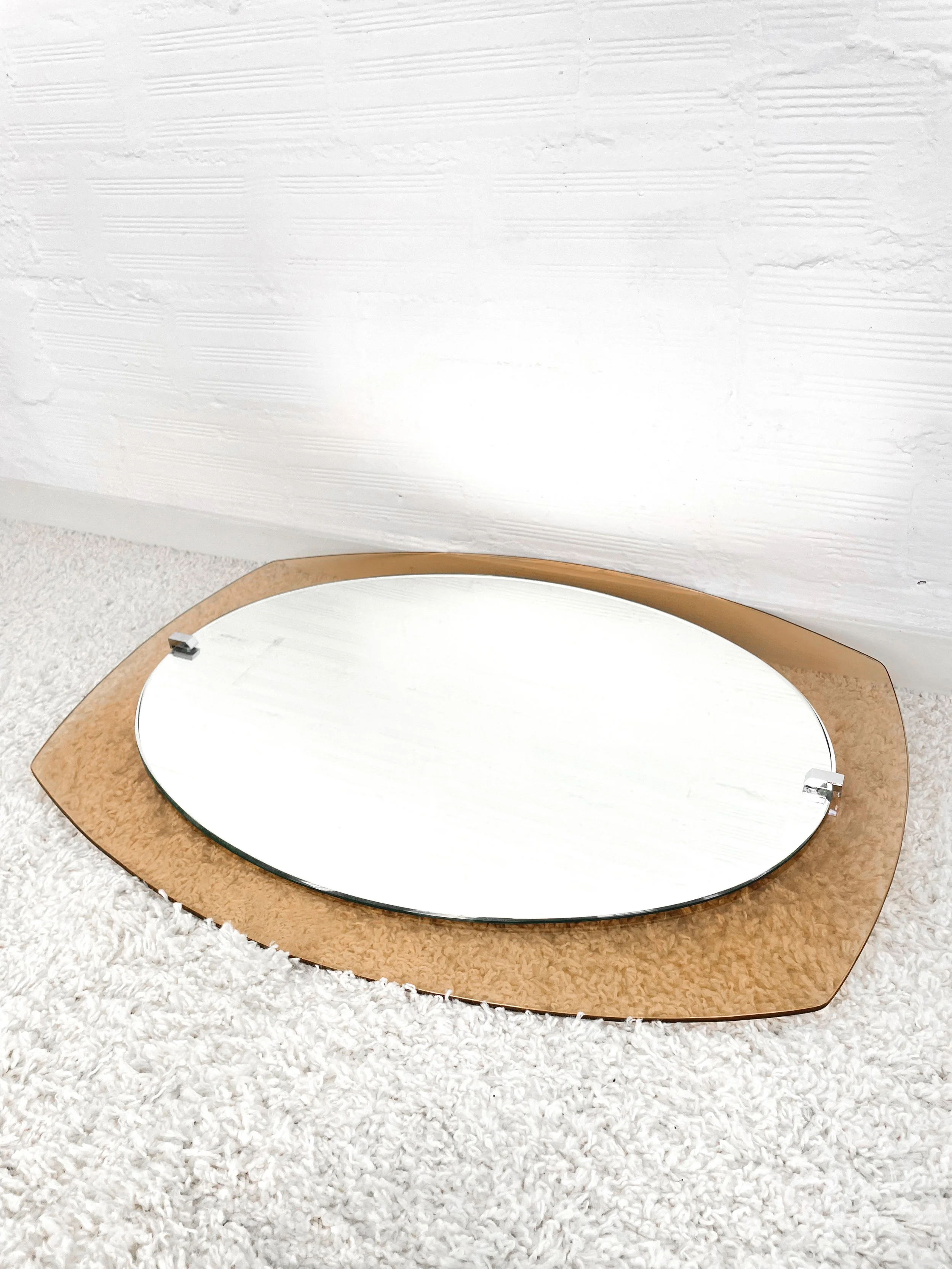 Espejo ovalado vintage. 70s. Monda Lironda Vintage