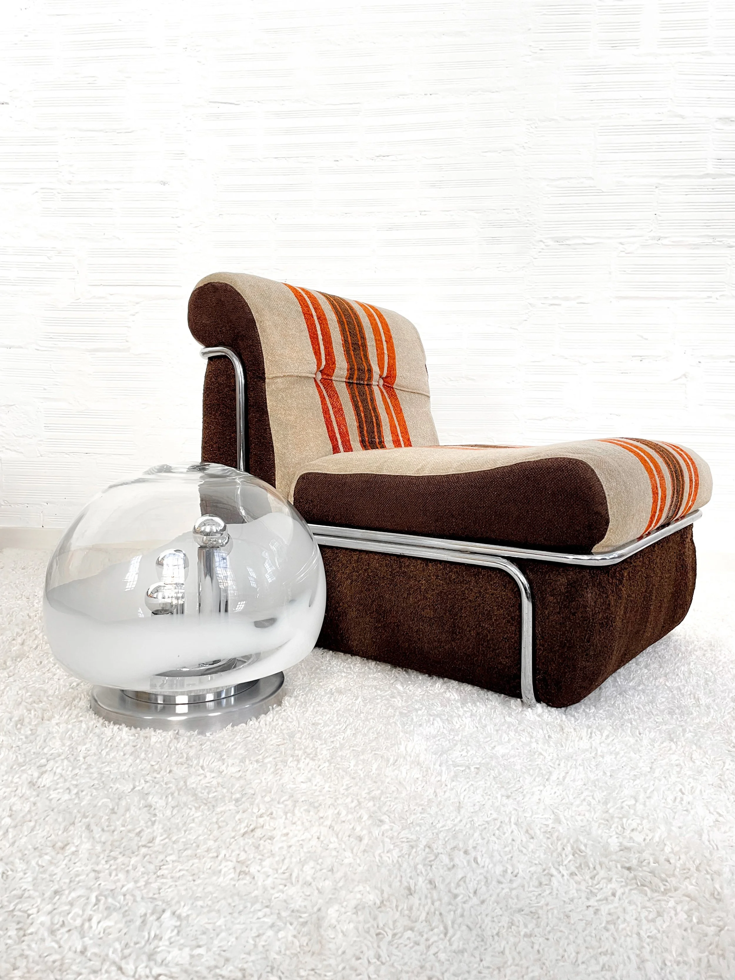 Lámpara de mesa "Big Ball". Space Age, 70s. Monda Lironda Vintage