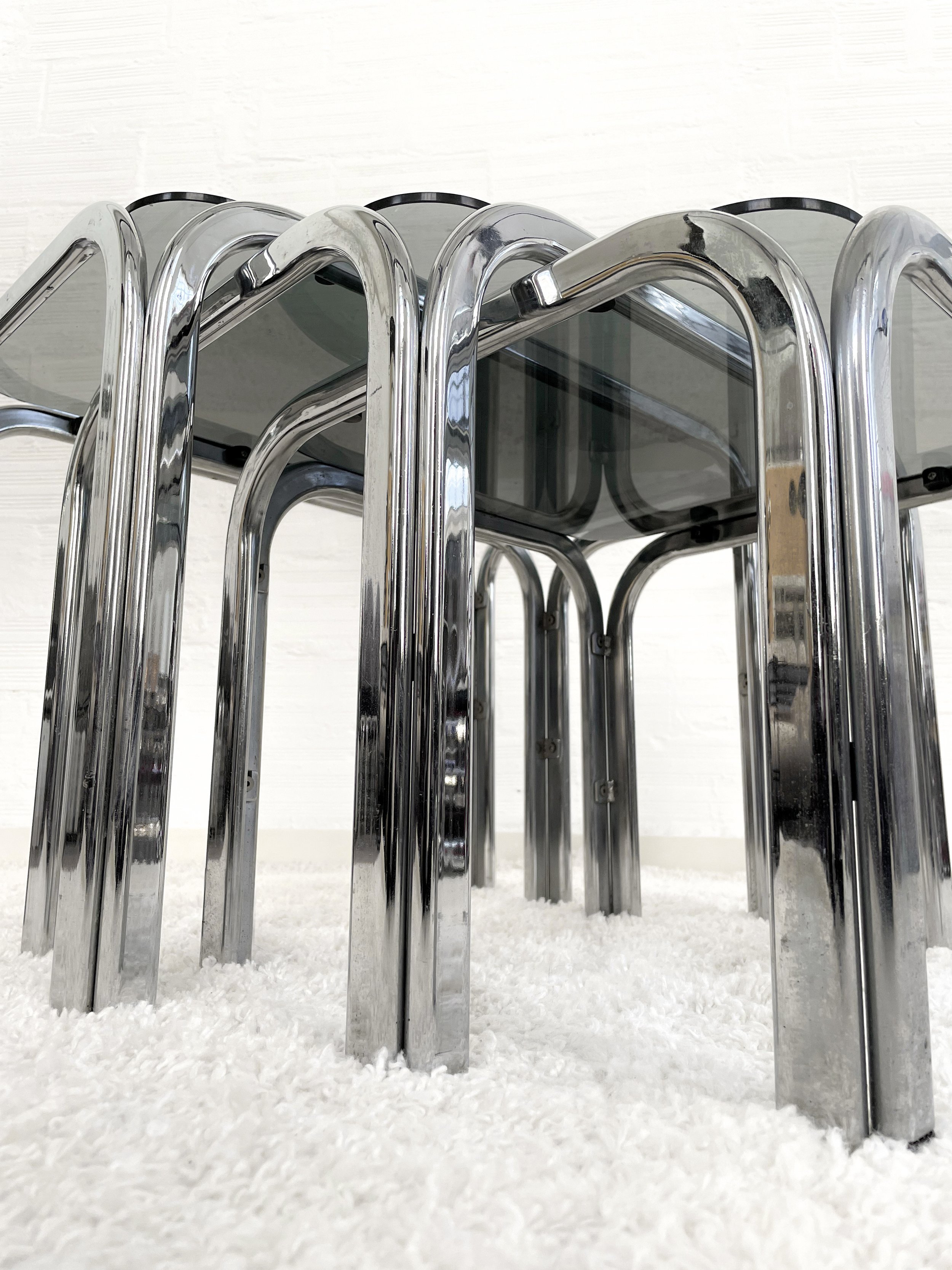 Mesas nido vintage. 70s. Monda Lironda Vintage