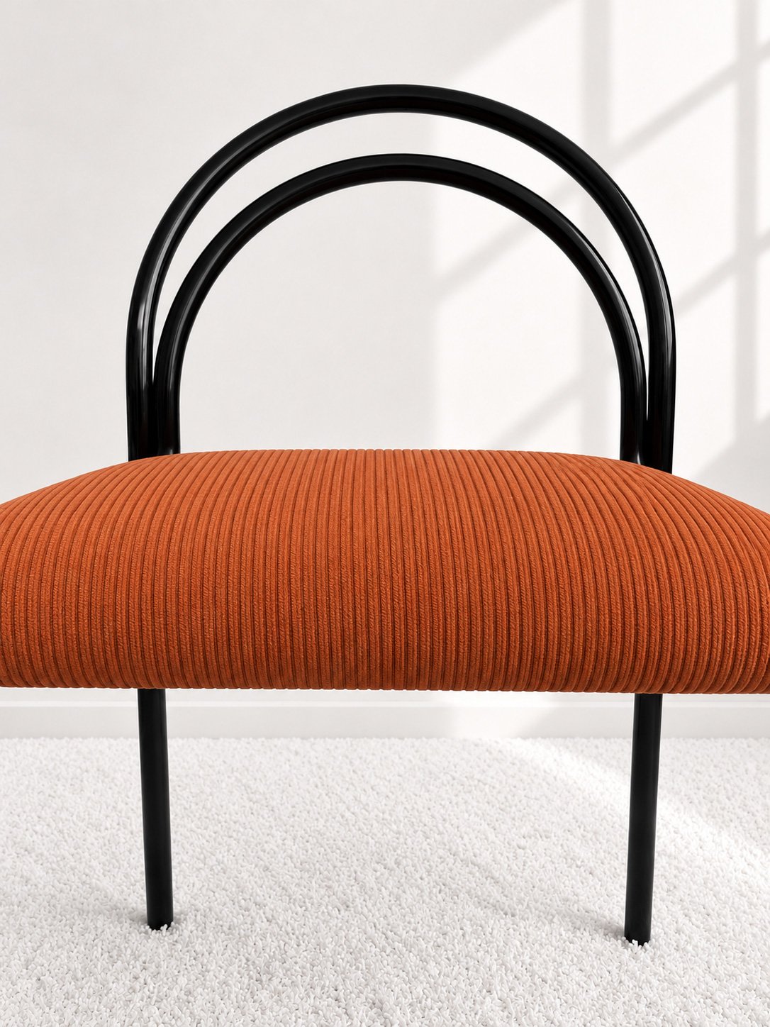Silla tubular lacada. Europa años 80. Monda Lironda Vintage
