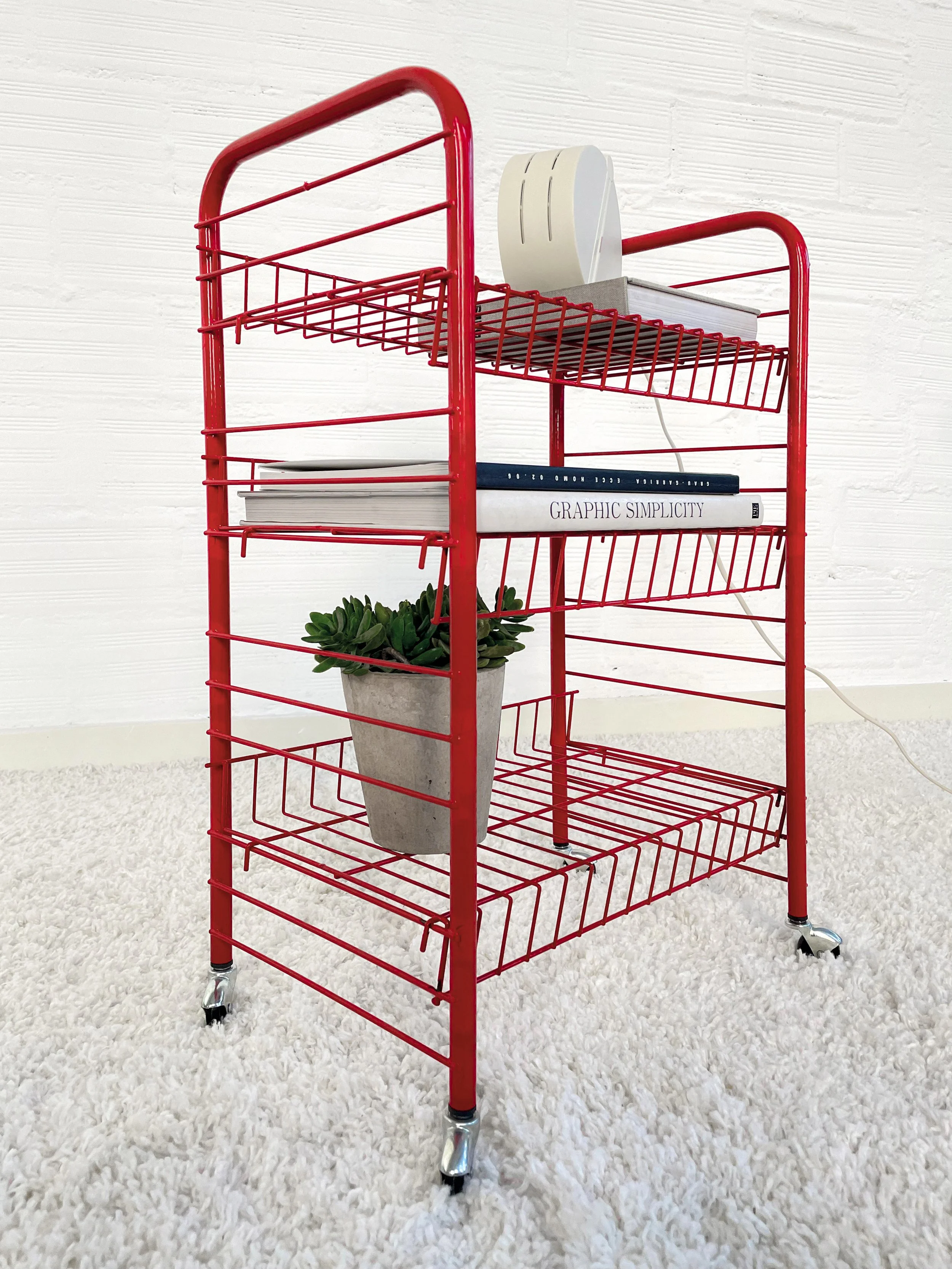 Carrito estantería vintage. 80s. Monda Lironda Vintage