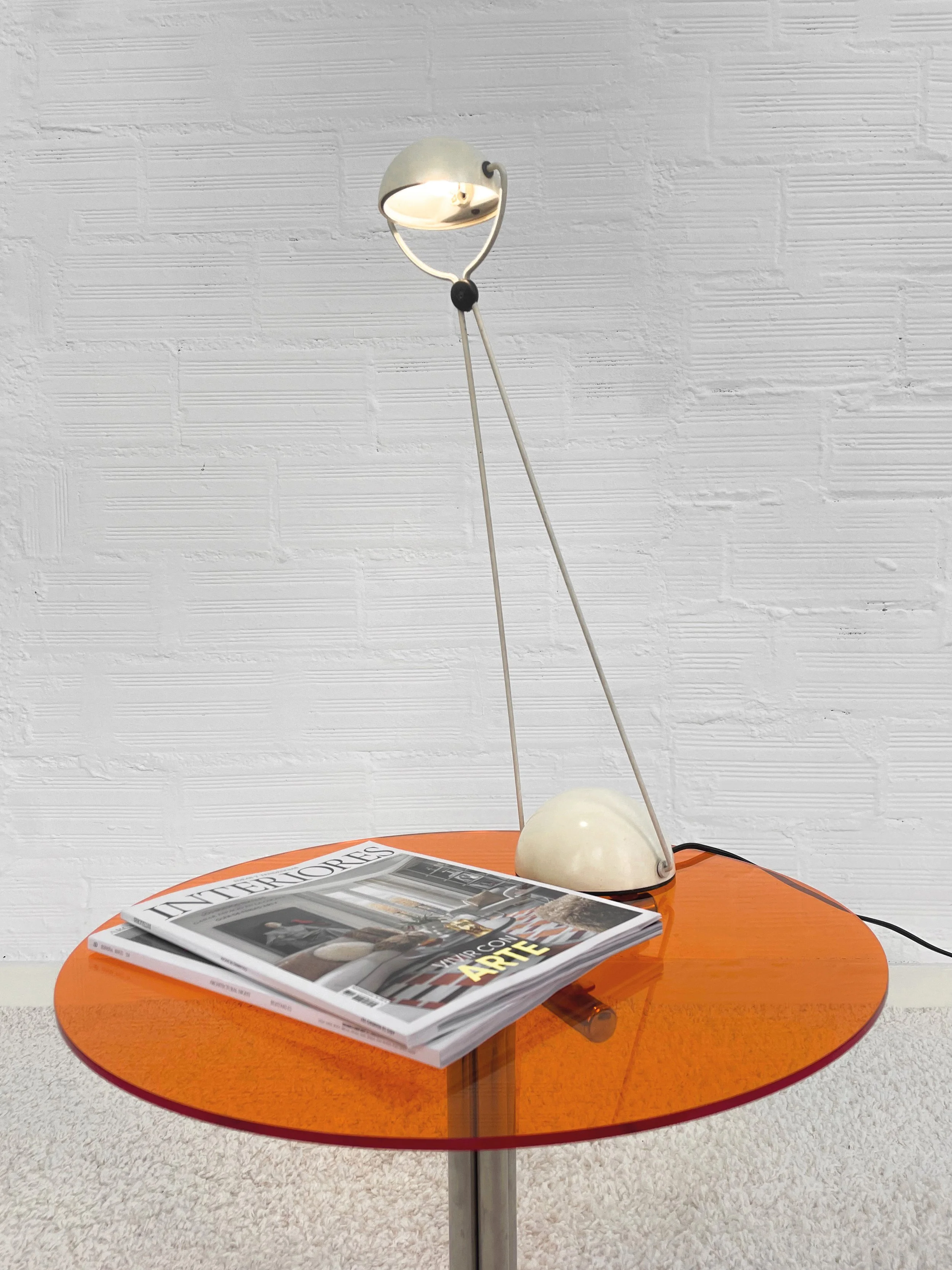 Lámpara de mesa Meridiana por Stefano Cevoli. Italia 80s. Monda Lironda Vintage