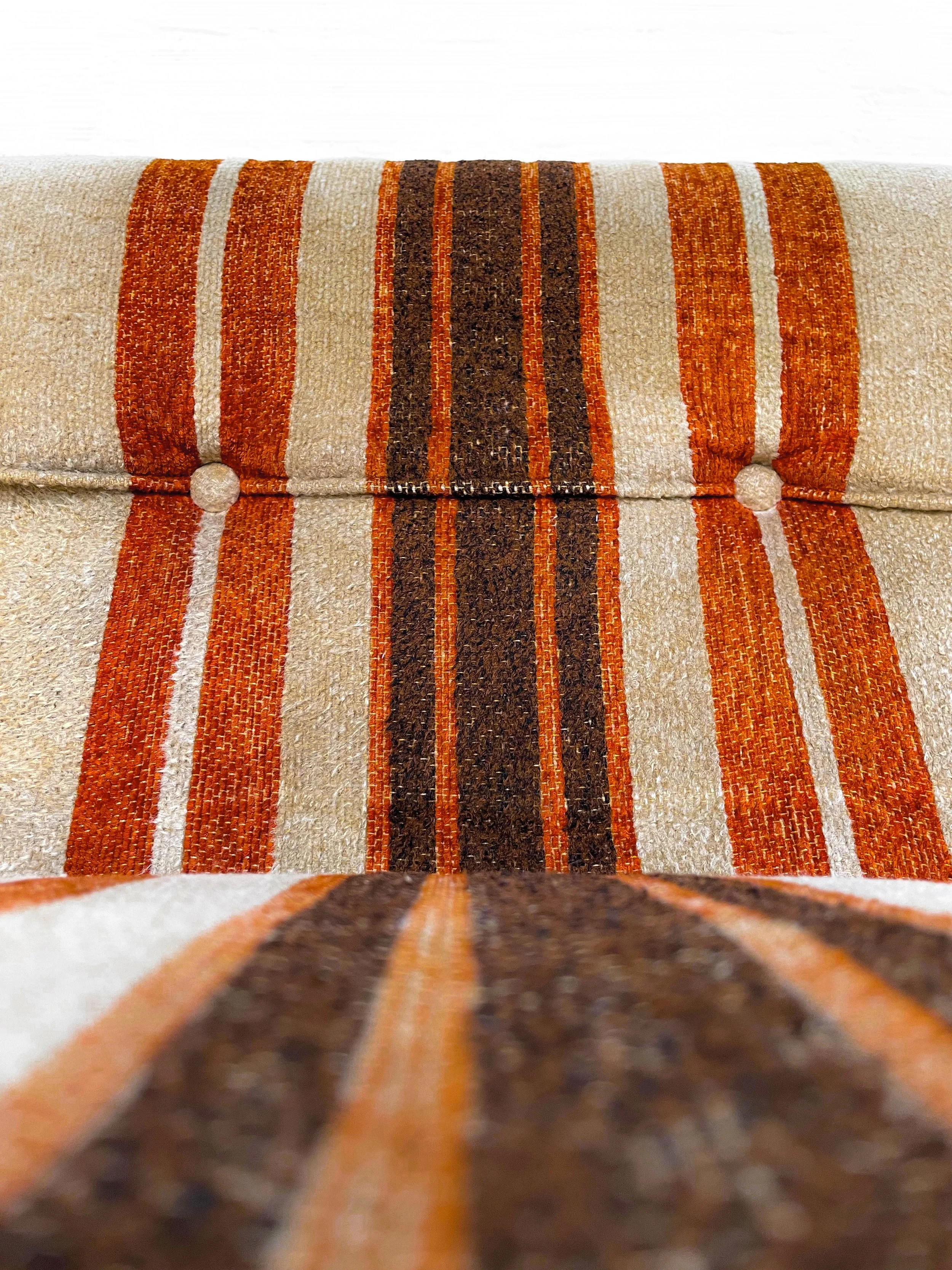 Butaca modular vintage años 70. Estructura cromada. Monda Lironda Vintage