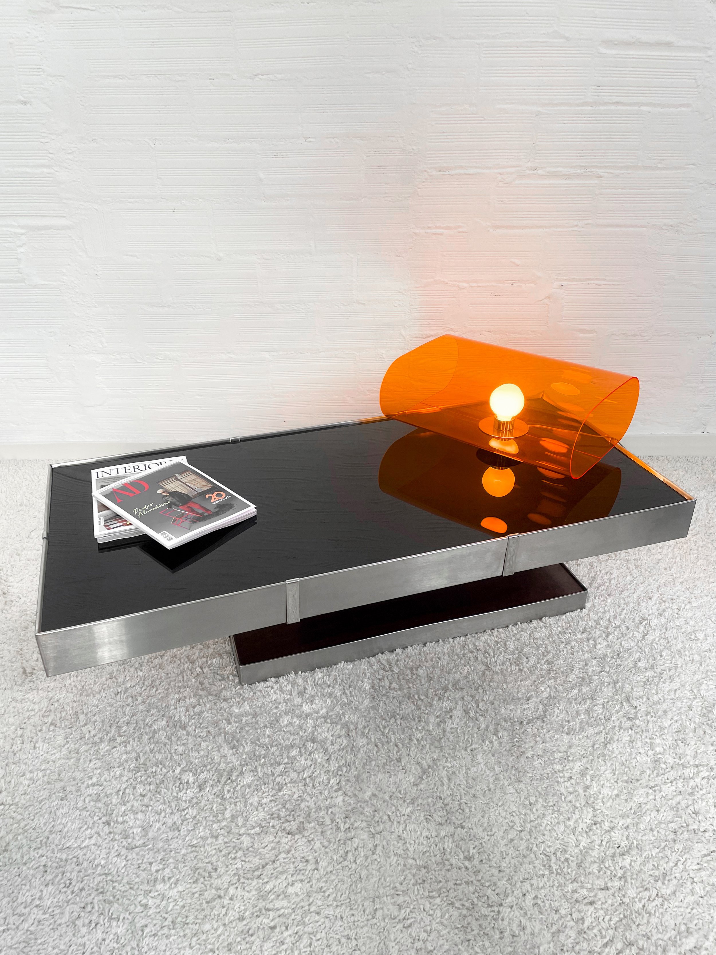 Mesas centro vintage Willy Rizzo. 70s. Monda Lironda Vintage