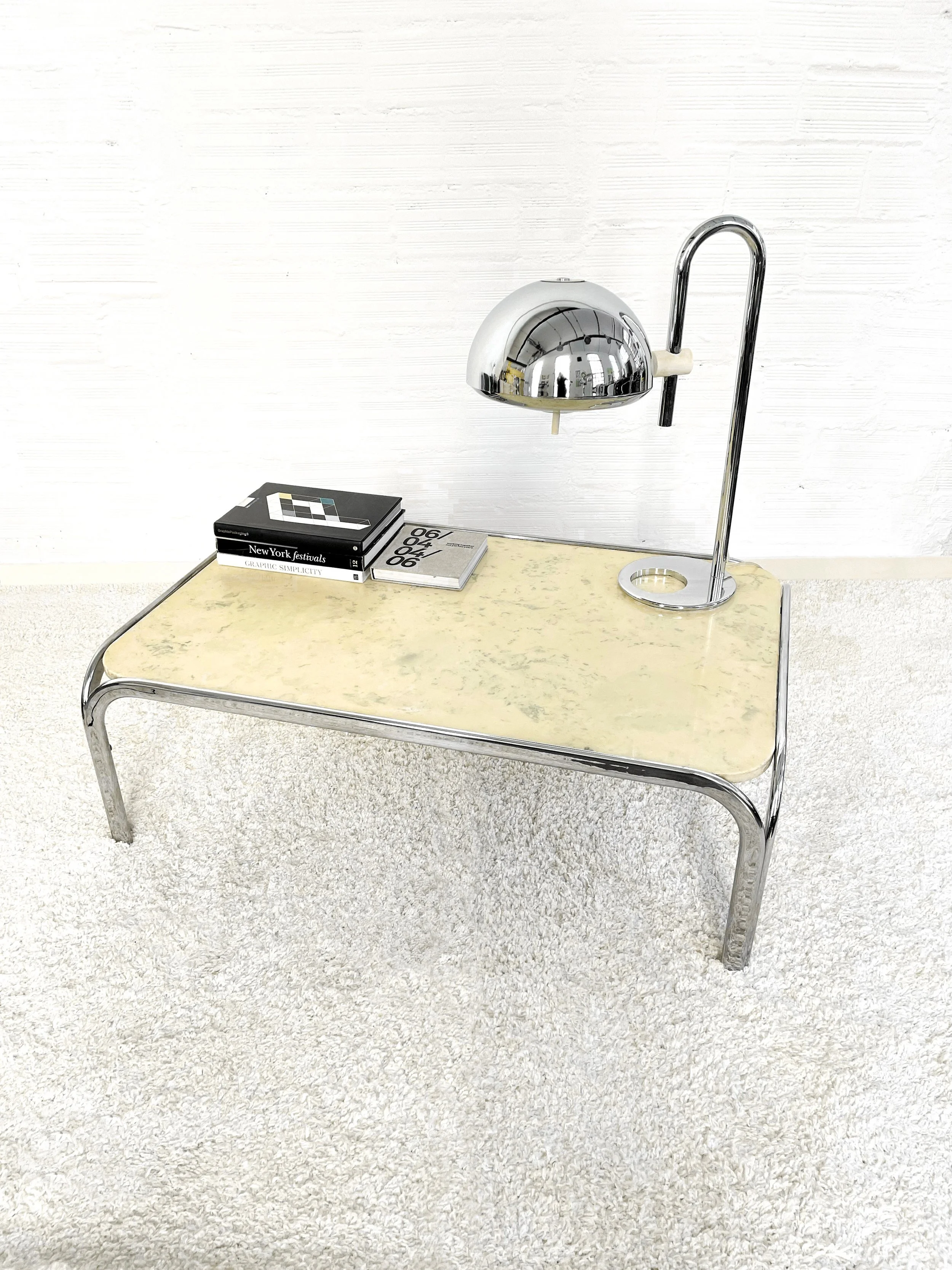 Mesa de centro mármol. Vintage 70s. Monda Lironda Vintage