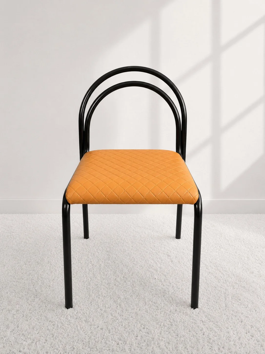 Silla tubular lacada. Europa años 80. Monda Lironda Vintage